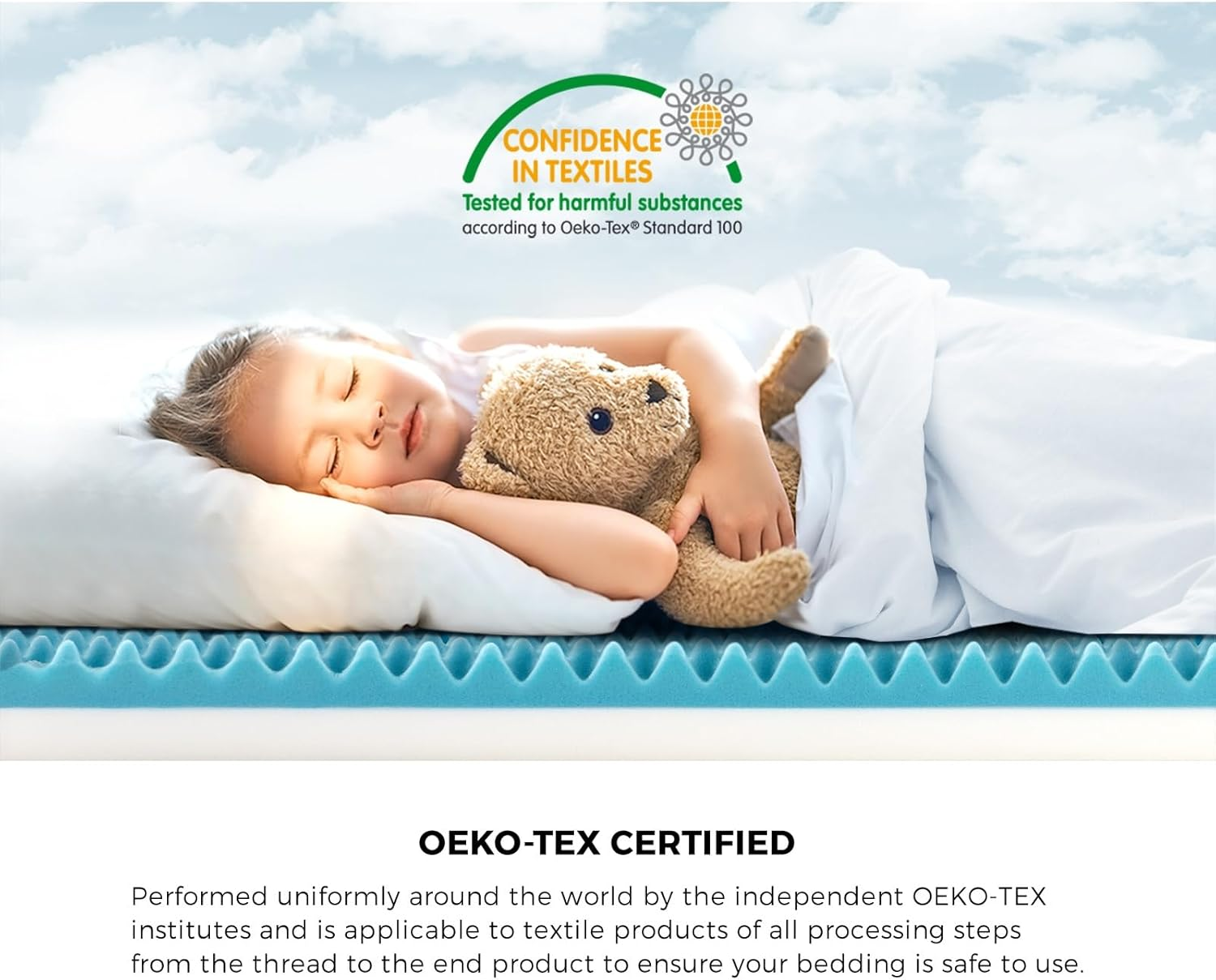 King Mattress Topper 10Cm Thickness Mattress Cover Cool Gel image number 1