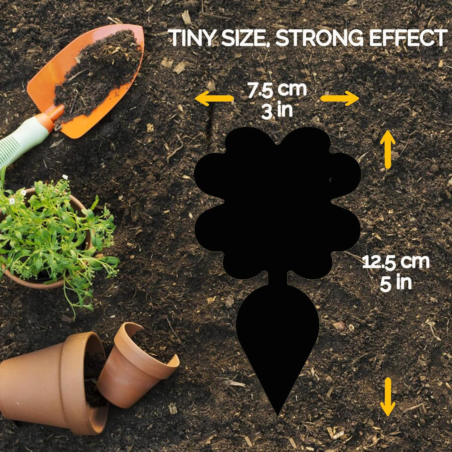 60Pack Gnat Trap Sticky, Fruit Fly Trap for Files Moths Mosquito, Waterproof Fly Trap, Non-Toxic, Harmless and Odorless, Friendly to Pets and Humans, Indoor and Outdoor Use, Black image number 6