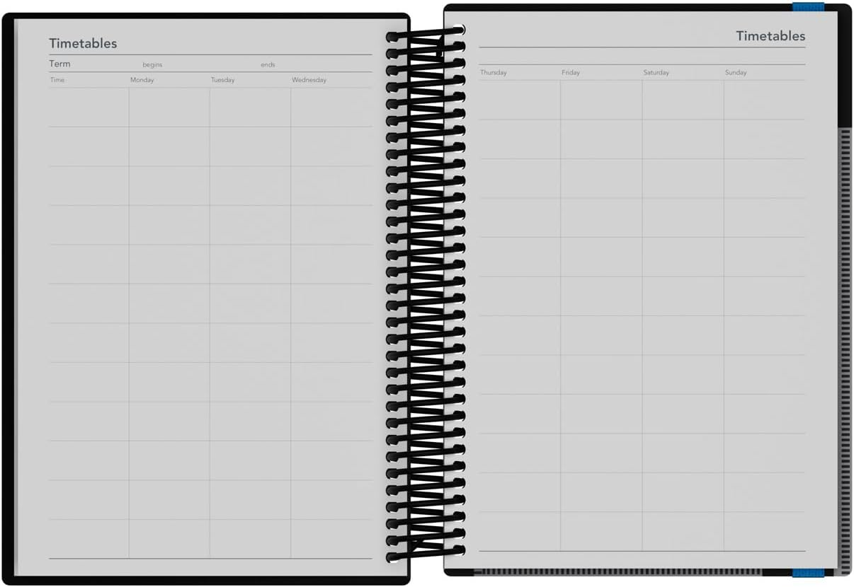 Collins 'Delta' 14 Month Mid/Academic Year Planner, July 2025-August 2026 Day-To-Page Appointments Diary, A5 Wiro Bound Cover, Yellow - Yellow image number 5