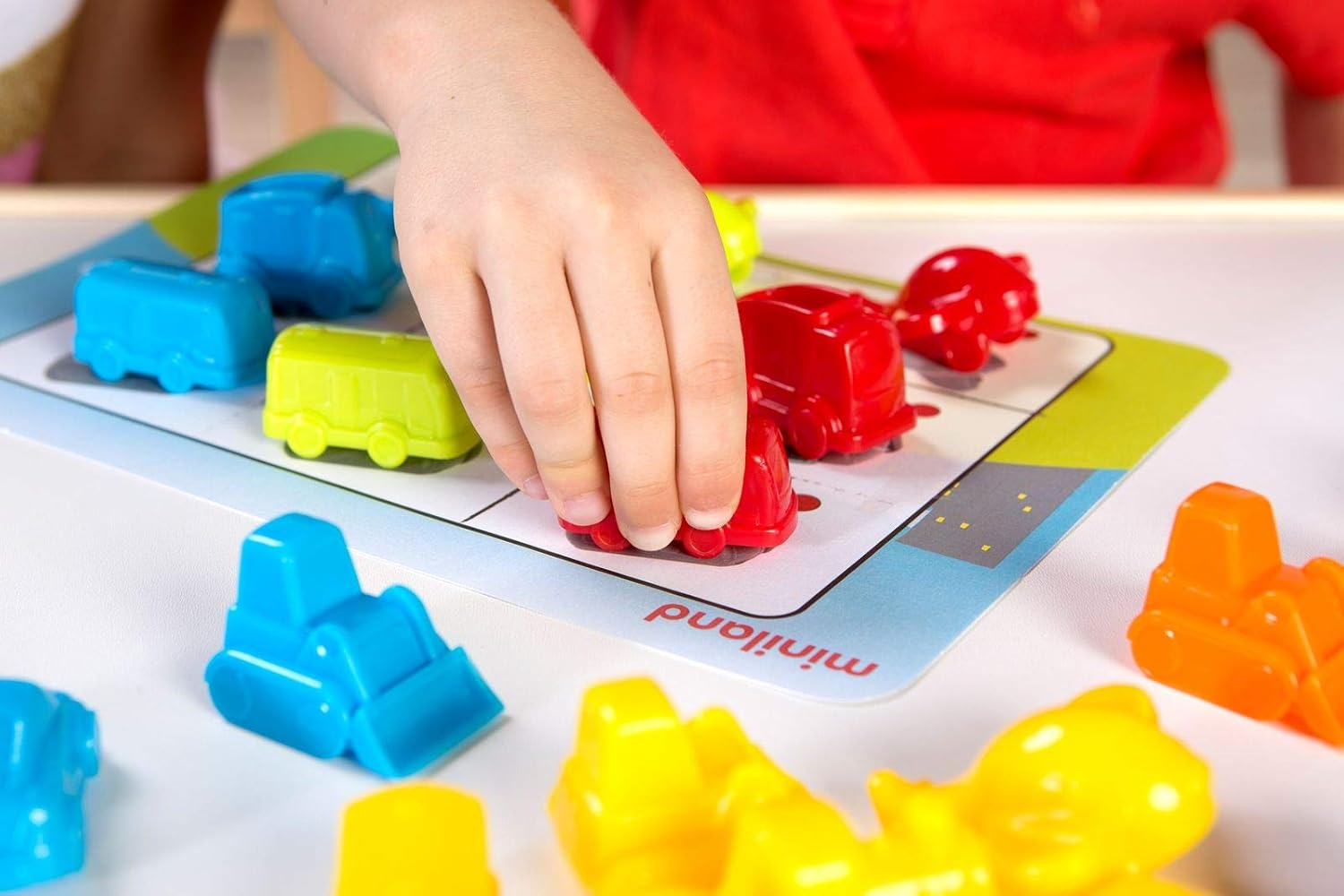MINILAND 45340 Sort & Count Vehicles Mathematical Game