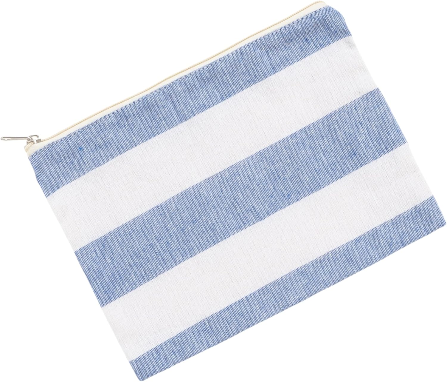 Cotton Wash Bag with Stripes 27 X 20 X 1 Cm 4 Designs Fresh Colours for Beach, Pool and Travel