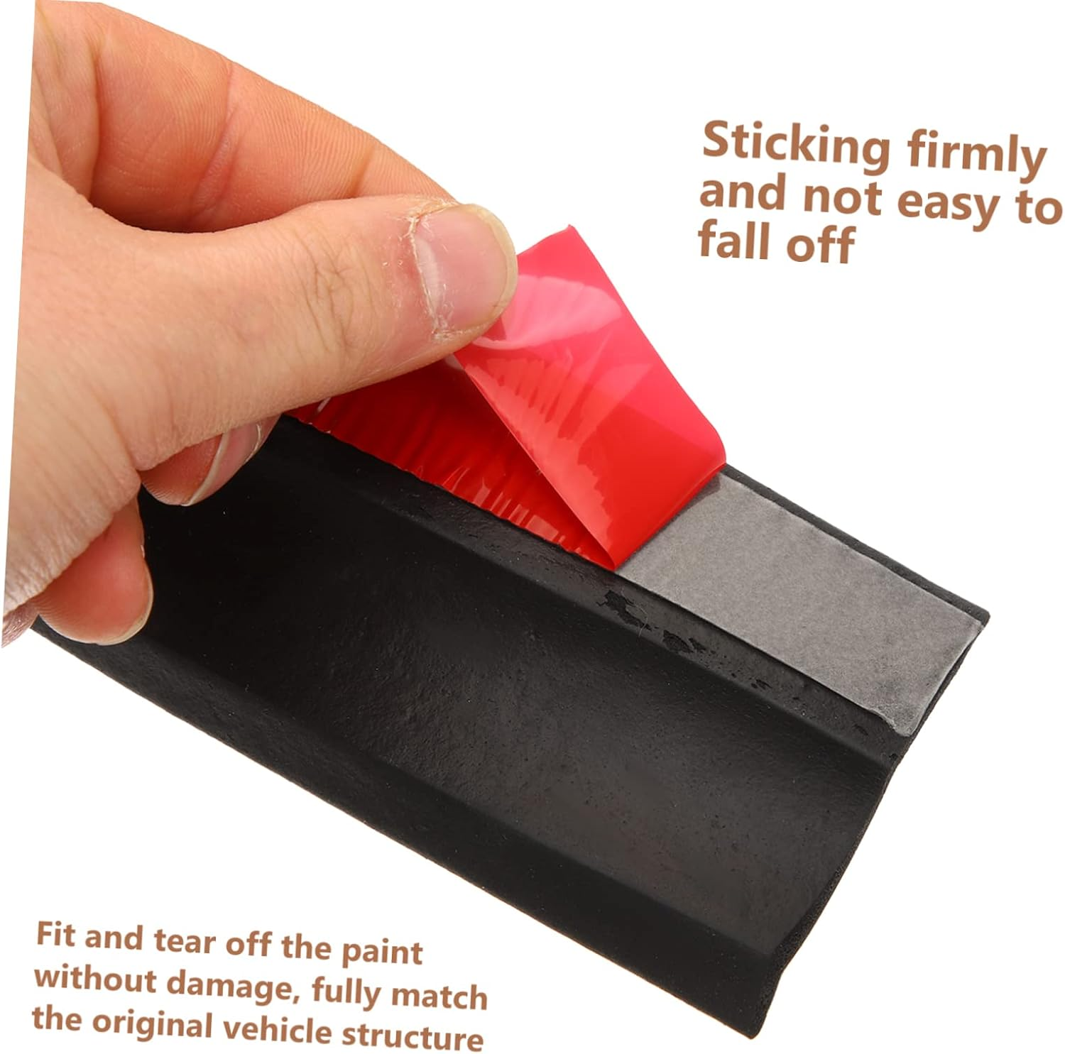 DOITOOL Self-Adhesive Rubber Strip Rubber Gasket Material Roll for DIY Sealing Weather Stripping Warehouse Flooring Protection image number 4