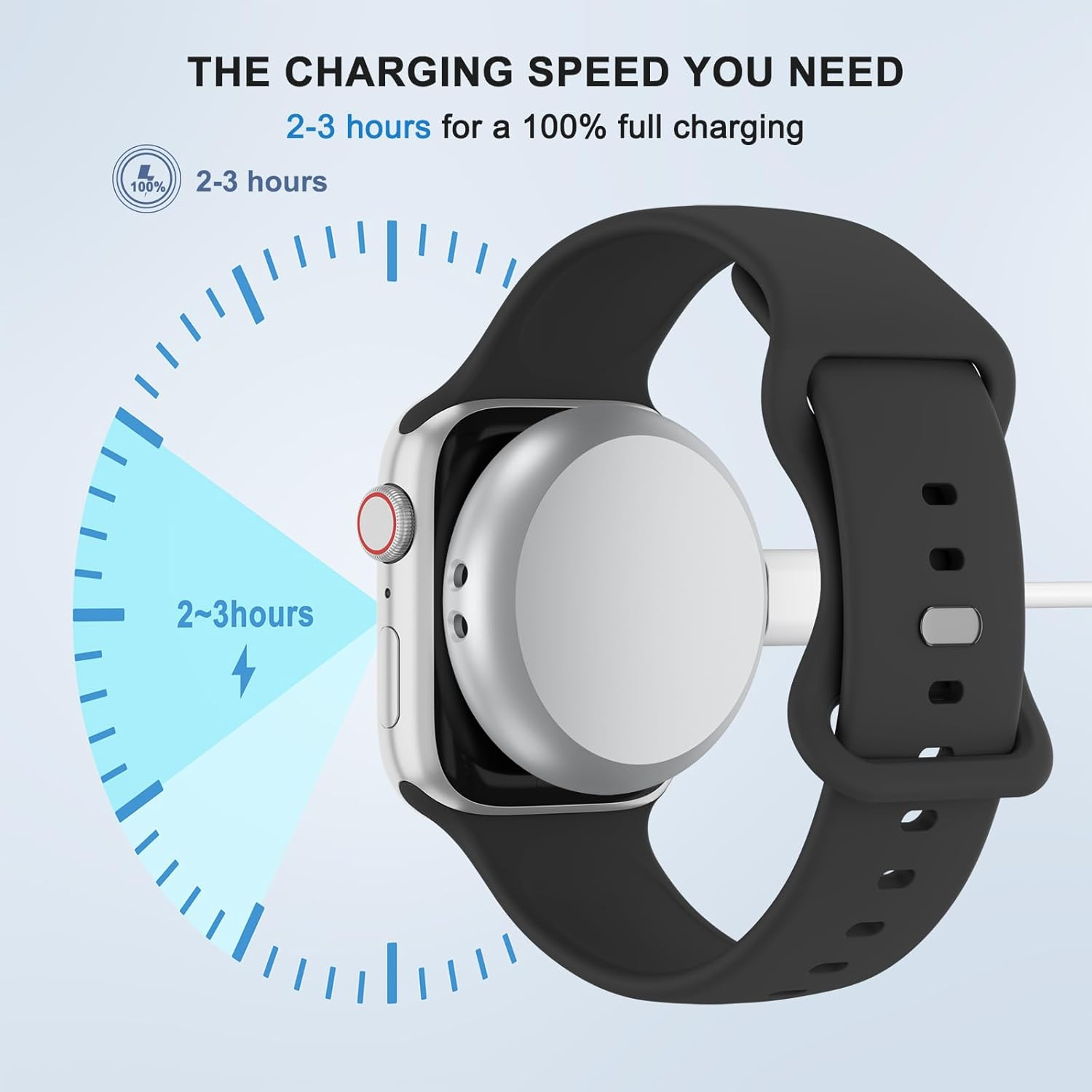 USB C Magnetic Charging Only Dock for Apple Watch Charger, Fast Charging Dock for Apple Watch Series 10 9 8 7 6 5 4 3 2 1 SE Ultra image number 3