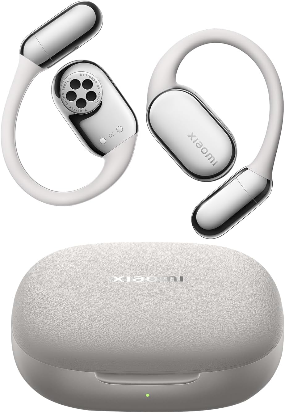 Xiaomi Openwear Stereo, Open-Ear True Wireless BT5.3, Dual Mic AI Noise Reduction, All-Day Comfort and Secure Fit Earhooks, Hi-Res Audio LHDC Bass, IP54 Dust Water Resistant, 38HRS Playtime