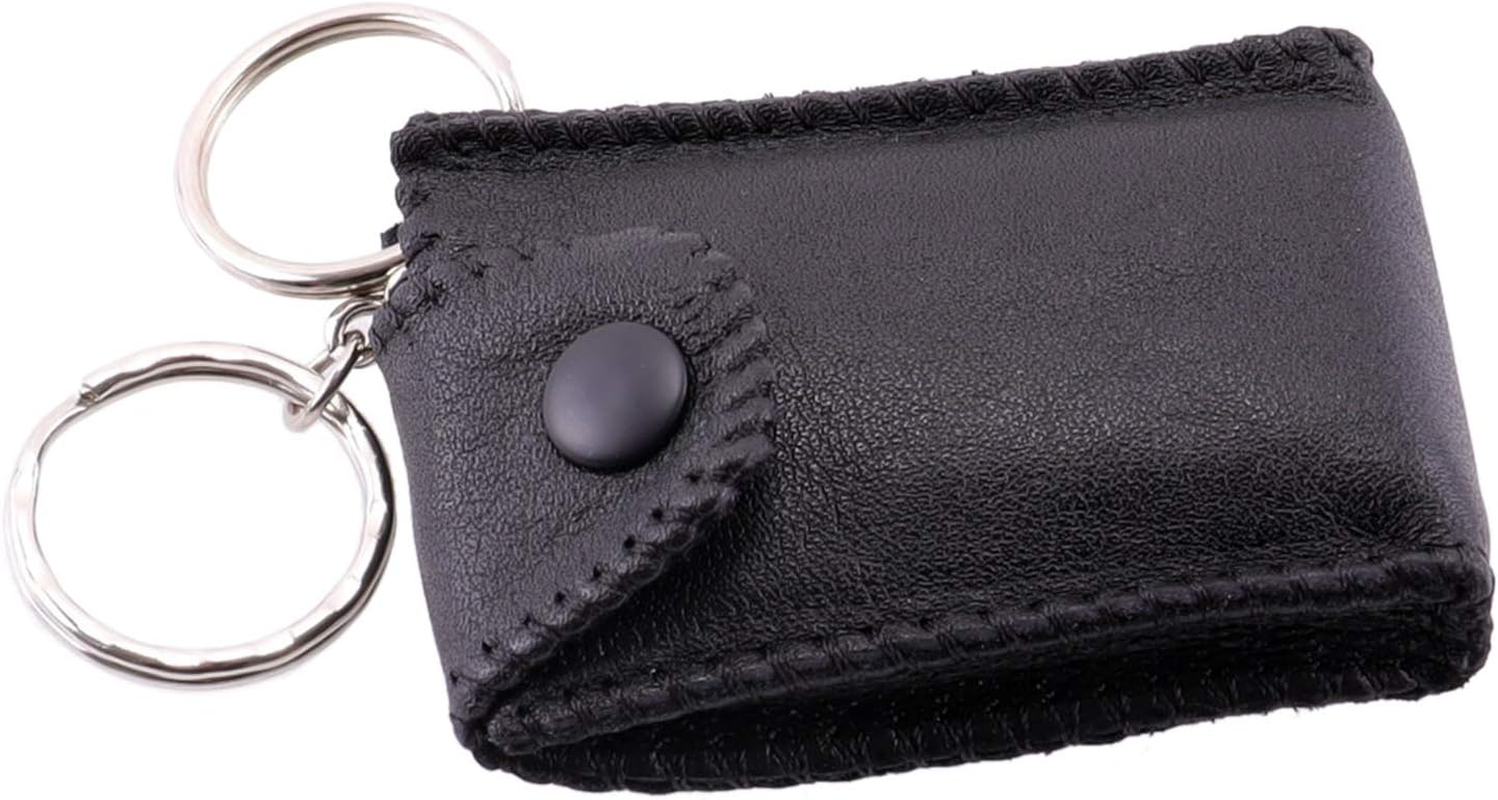 Universal Leather Case Cover with Side for Car Truck Auto Remote Smart Key Fob image number 2