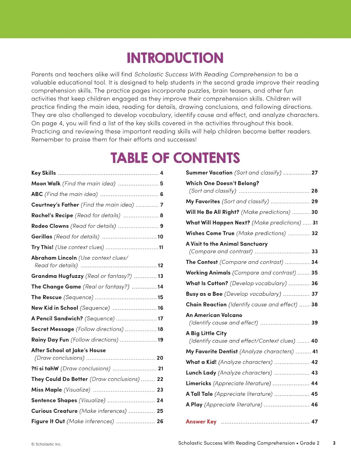 Scholastic Success with Reading Comprehension Grade 2 Workbook image number 6