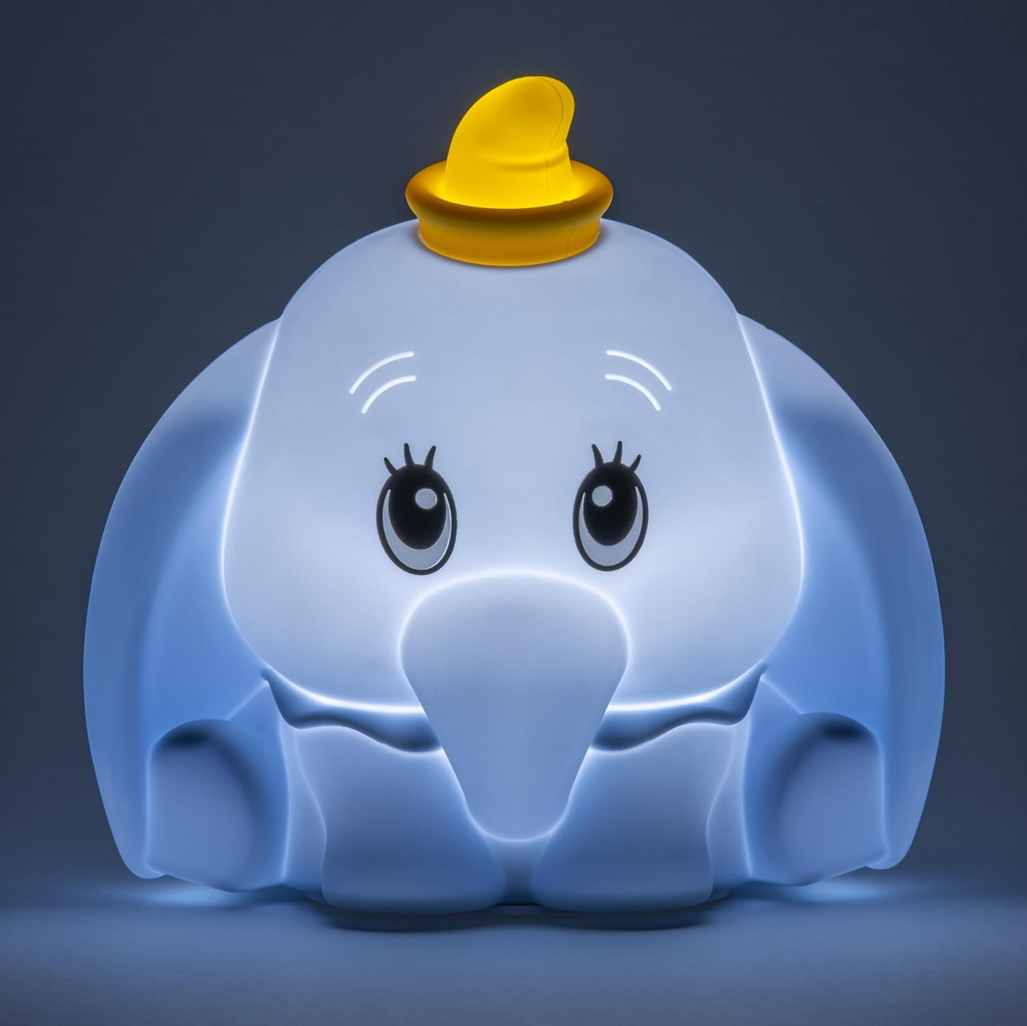 Paladone Disney Dumbo Squishyglo Silicone Night Light, Officially Licensed Rechargeable Elephant Lamp with Soft Touch and Auto Shut-Off for Bedroom and Home image number 3