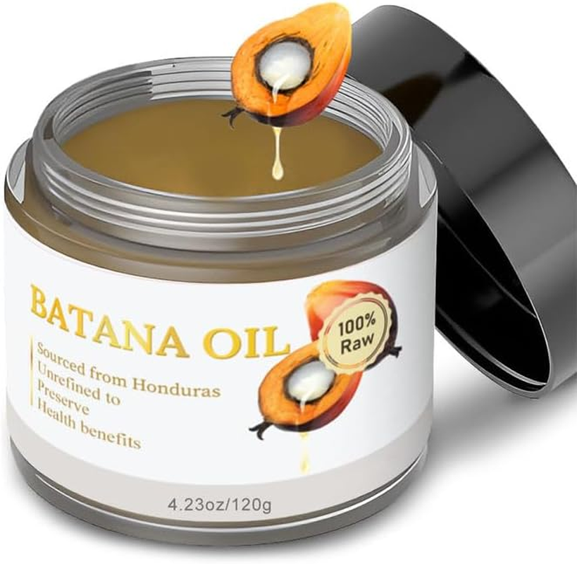 Raw Batana Oil for Hair Growth，Unrefined and Organic 100% Natural Batana Oil，Promotes Hair Growthall for Men & Women image number 4