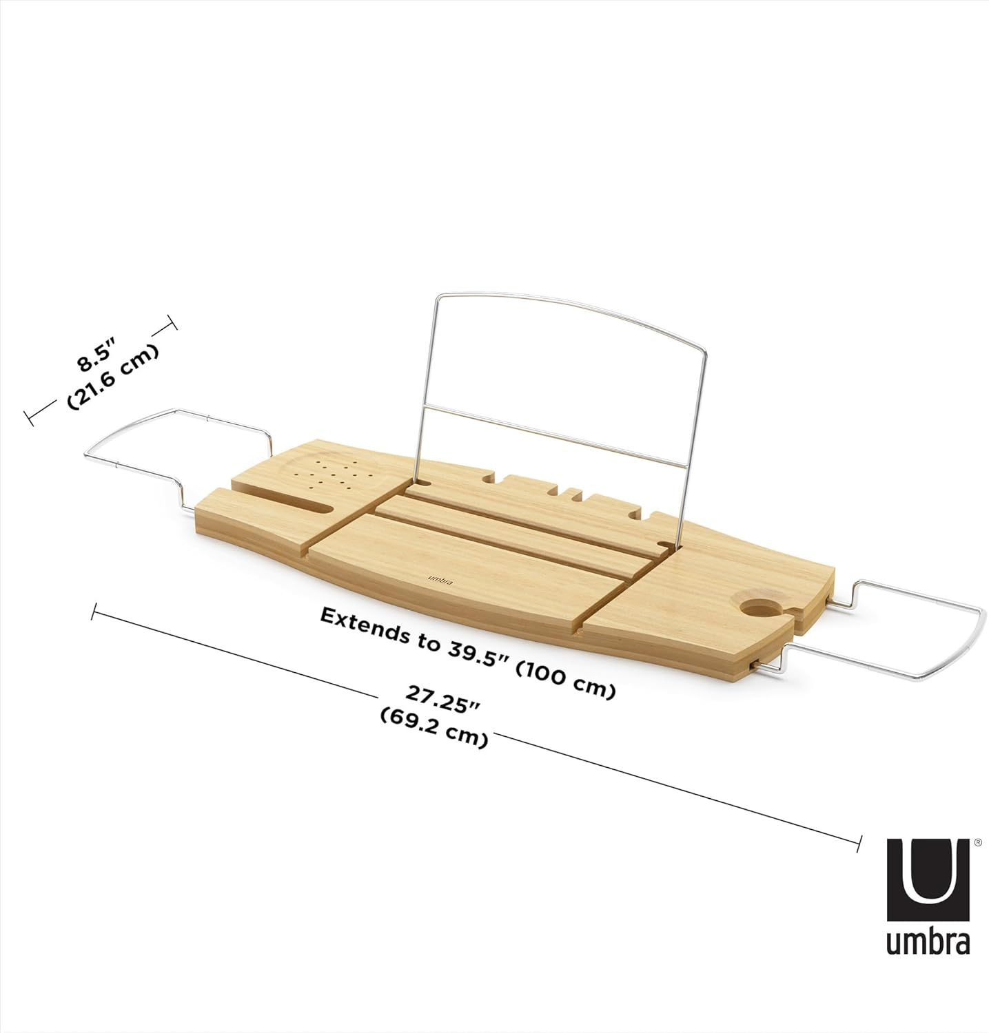 Umbra Aquala Bathtub Caddy - Natural image number 2
