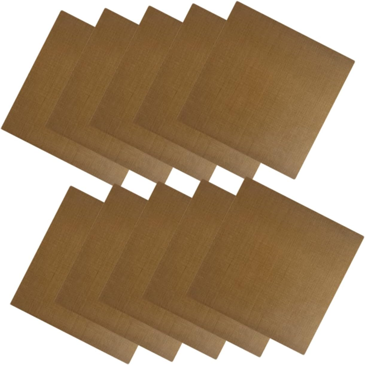 WOONEKY Heat Insulation Hair Curler Stickers 10Pcs 10X10Cm Waterproof Ceramic Protector for Hair Straightening Iron and Curling Iron for Salon Use