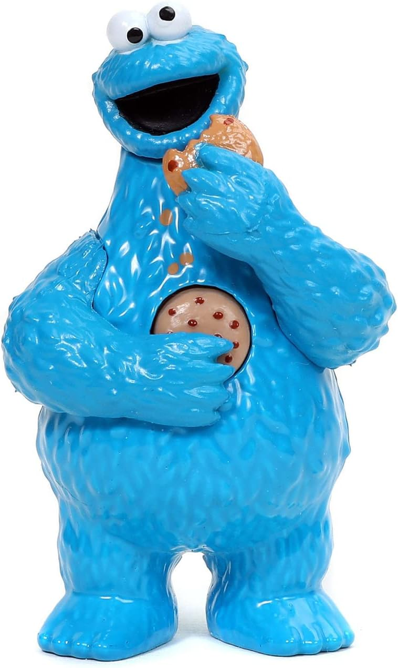 Jada Toys Sesame Street - 1963 1:24 Scale Die Cast Volkswagen Bus with Cookie Monster Figure - Multicolor image number 3