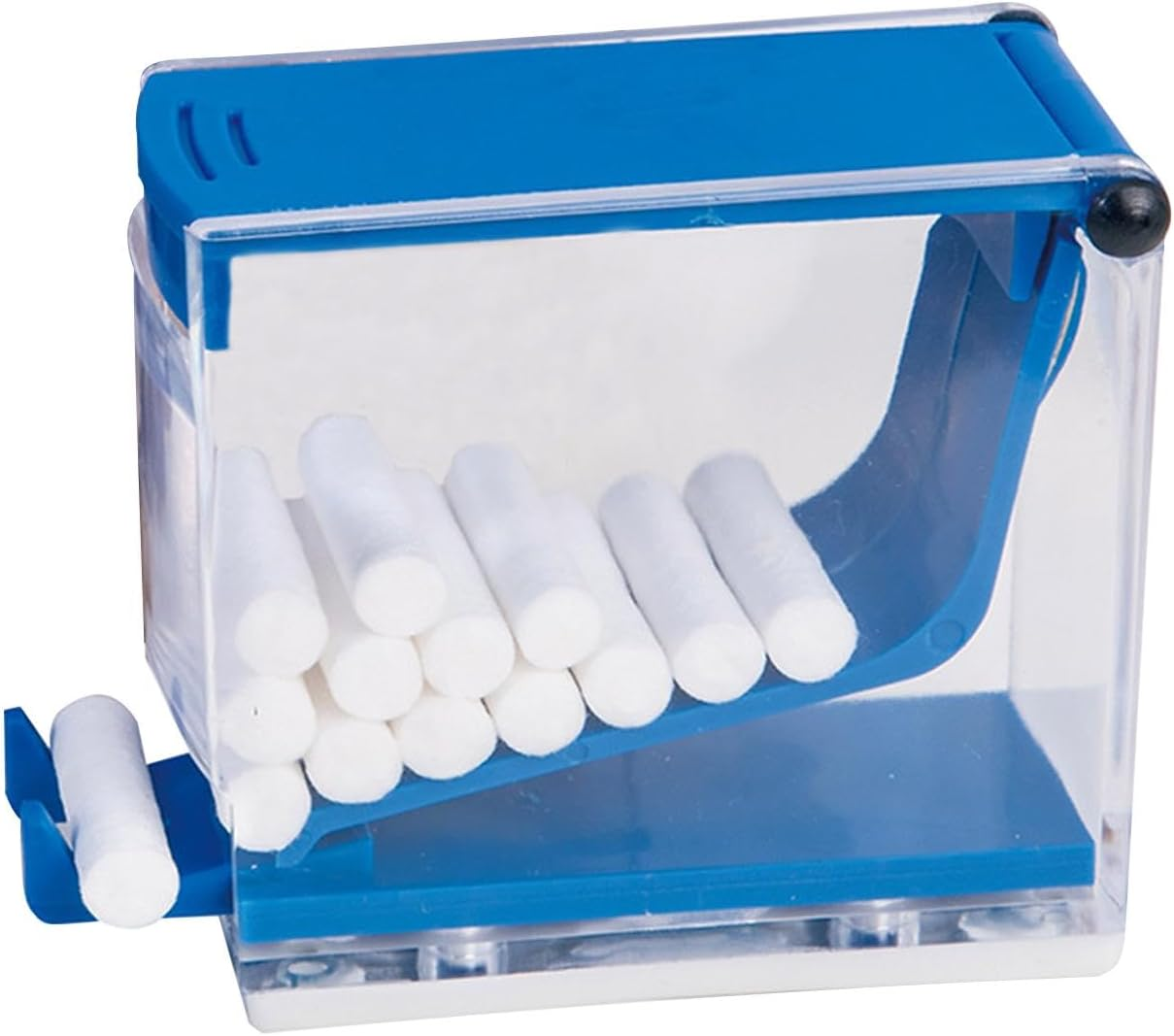 Hygienic Cotton Roll Divider,Press Type Transparent Dentist Cotton Roll Dispenser | Dentist Clinic Container, Pre-Roll Cone Holder Case for Professional Clinic, Dentistry image number 1