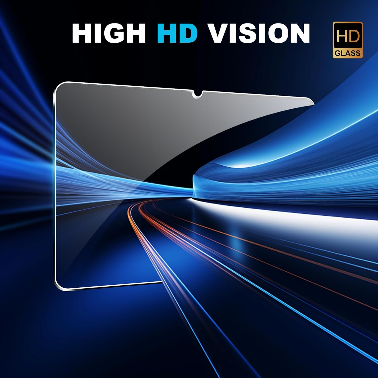 FDHYFGDY Pack of 2 Screen Protectors for Oneplus Pad 3 Tempered Glass Screen Protector, Camera Protection and Glass Screen Protector, 9H Hardness, Anti-Bubble HD Screen Protector image number 6