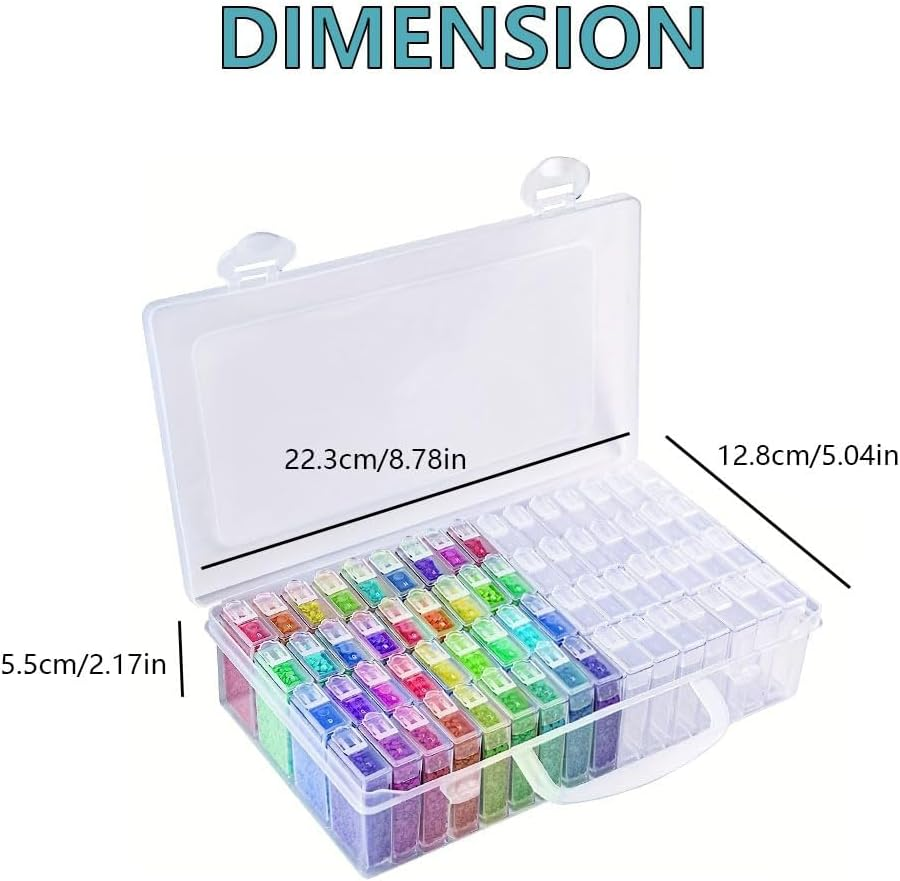 Diamond Painting Storage Containers Kits,Craft Storage,For Beads Rhinestones Jewelry Nail Art Sequins Diamonds Painting Accessorie image number 3