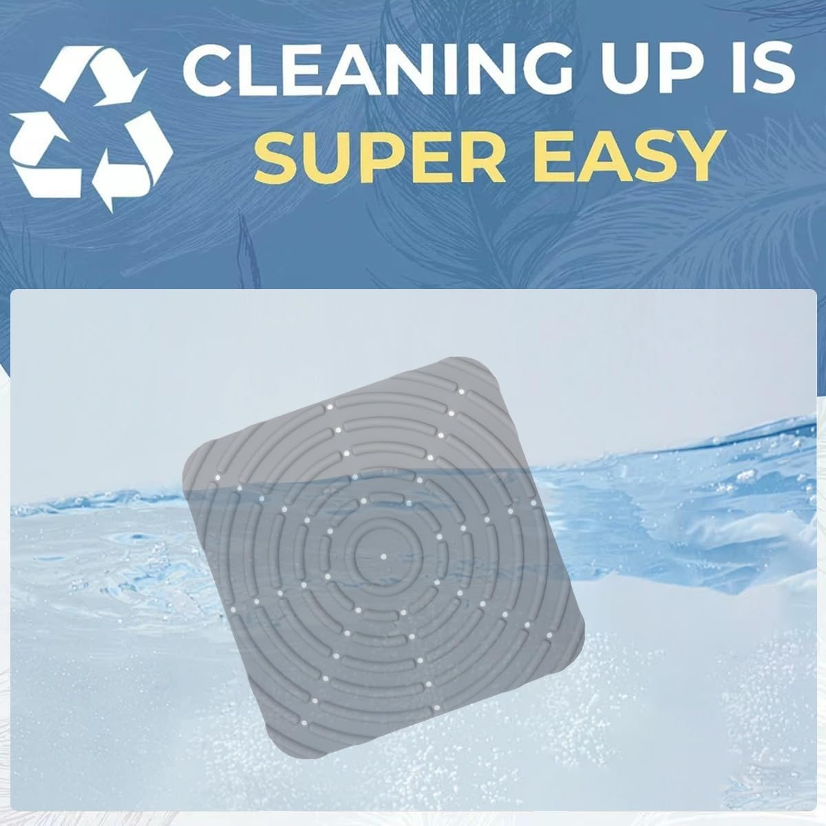 AIMALL Premium Silicone Chicken Nest Pad &ndash; Washable and Durable Nest Bedding for Poultry, Measures 11.81 Inches Square, Ideal for Chicken Coops and Layer Boxes image number 3