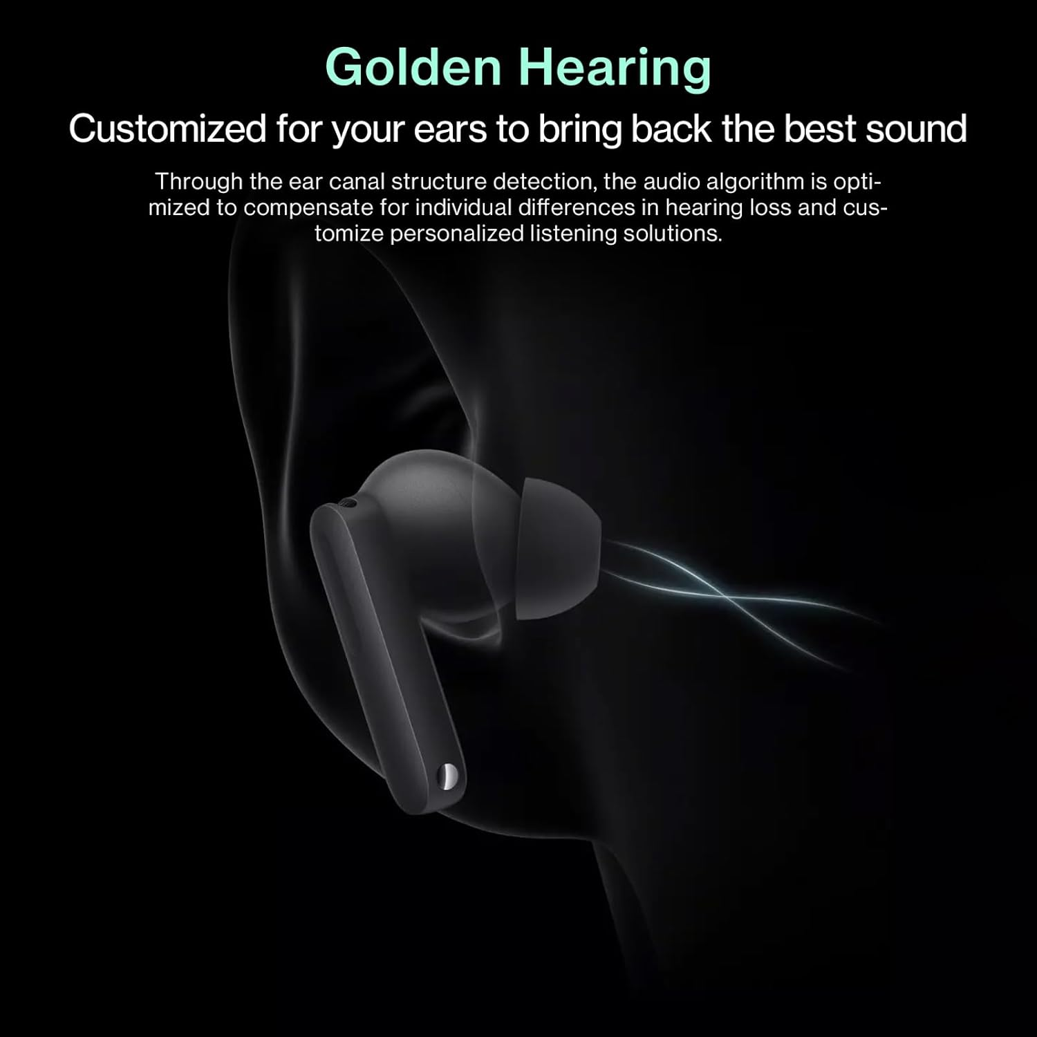 Oneplus Buds 4 Wireless Earbuds,Bass Wave In-Ear Buds,Ip55 Tri-Mics AI Earphone,Up to 55Db Adaptive Noise Cancellation,Up to 45Hrs Battery,Green - Grey image number 4