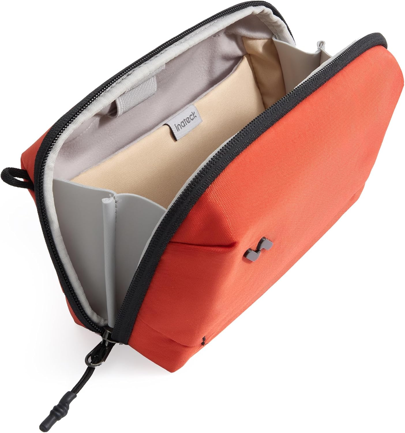 Inateck Portable Electronics Organiser, Splash-Resistant Travel Accessory Bag for Cables, Power Banks, Hubs, Headphones, Orange