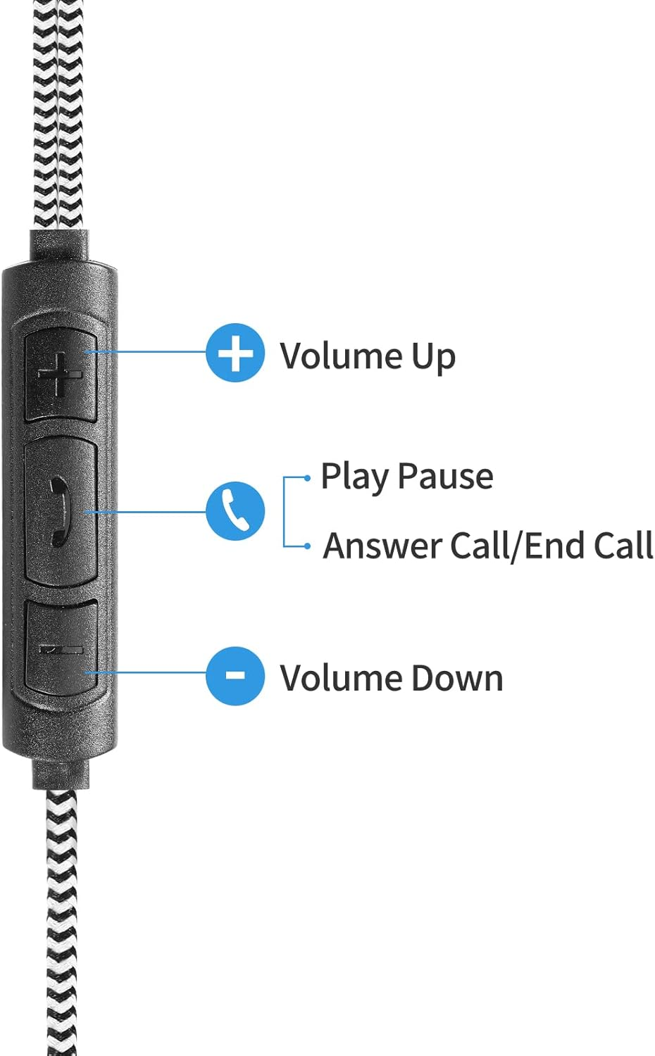 MMUSS Sleep Ultra Thin Pillow Headphones with Mic, Control Button for Sleep Headphones. Headband Headphone Replacement image number 5