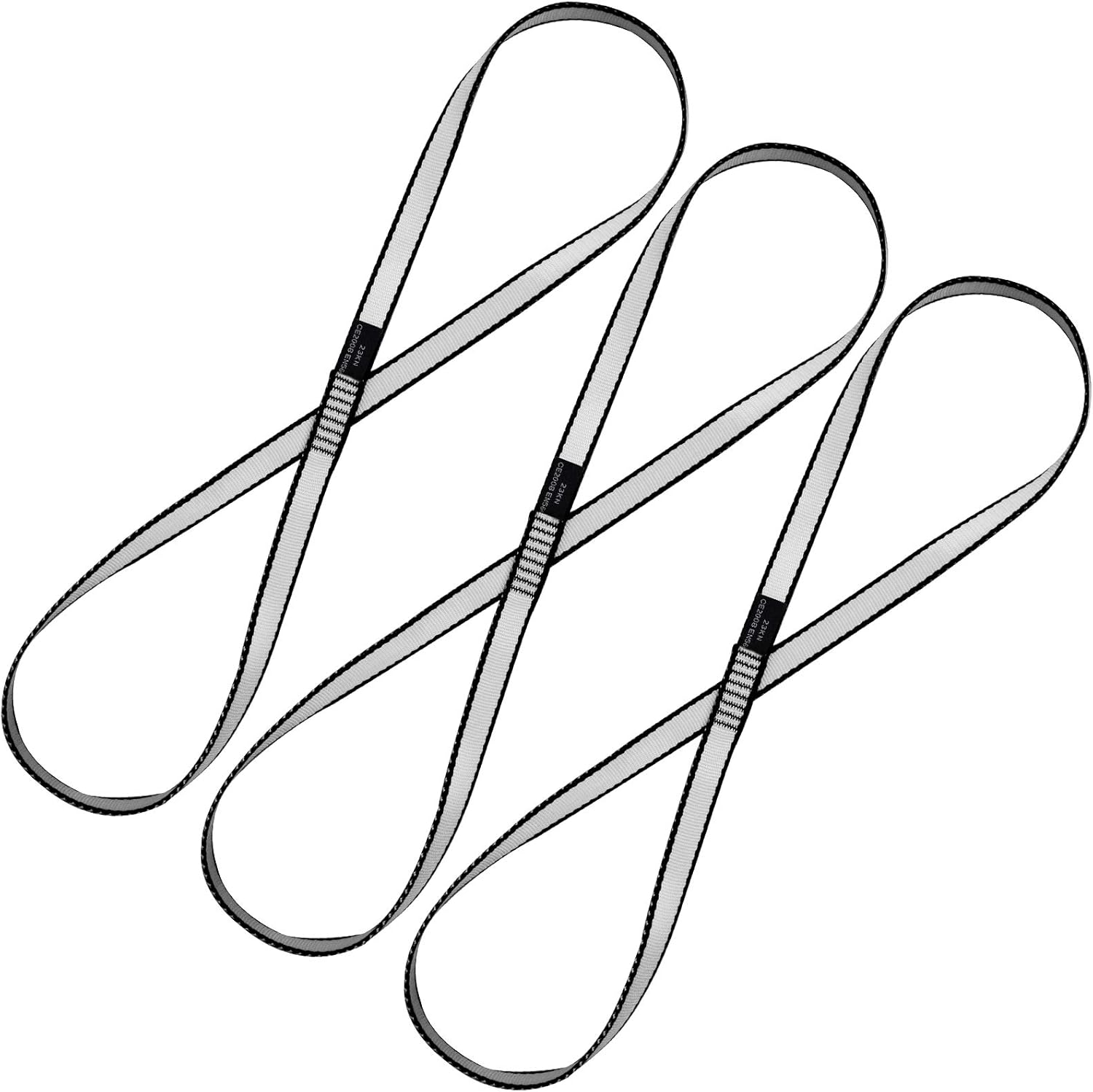 KIKIGOAL 18MM Nylon Climbing Sling Runner 23KN CE2008/EN566 Rock Climbing Webbing Straps for Outdoor Climbing, Rappelling, Swing, Yoga Hammock Etc image number 2