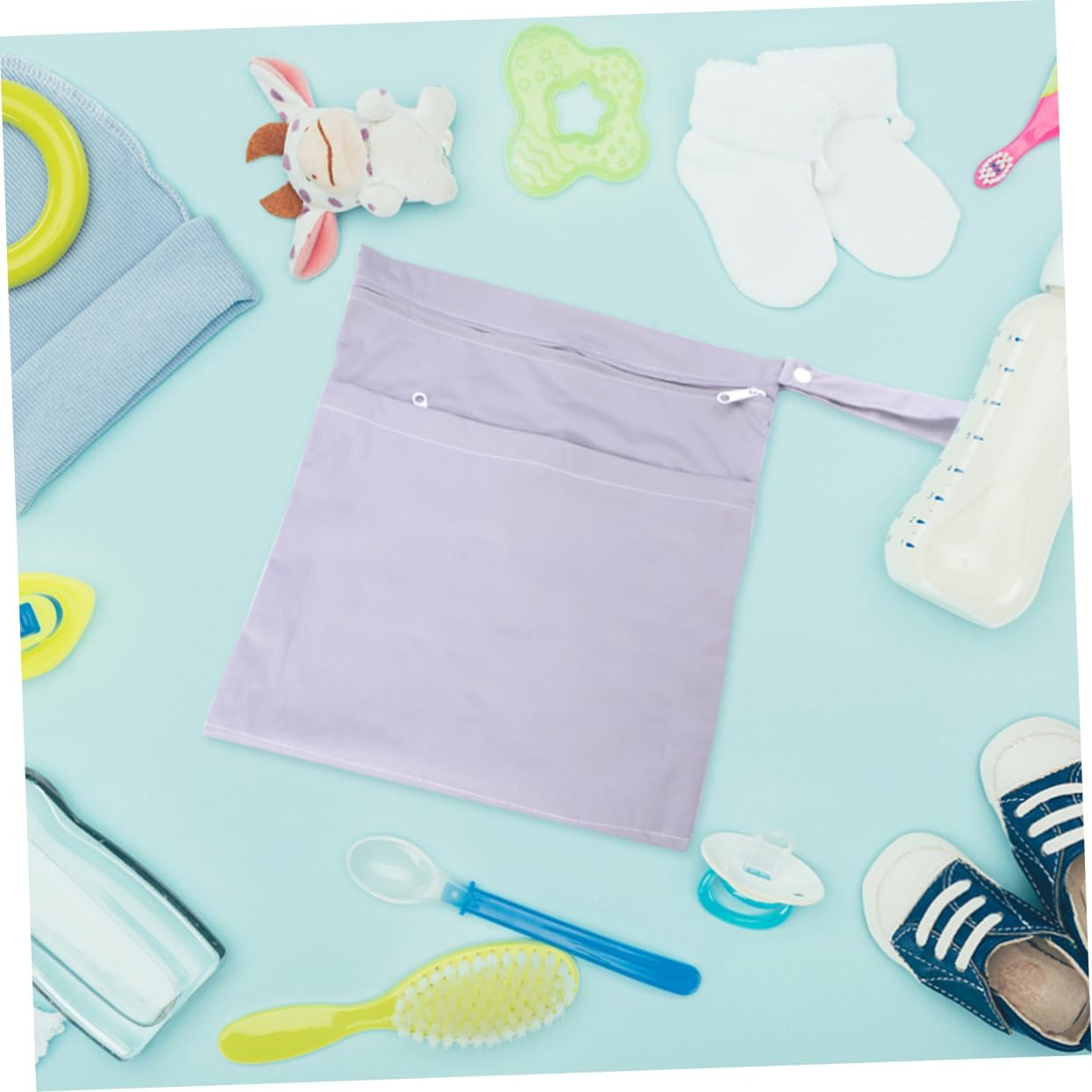 Toyvian Diaper Bag for Travel Wet Bag Diaper Caddy Organizer Large Capacity Compact image number 1