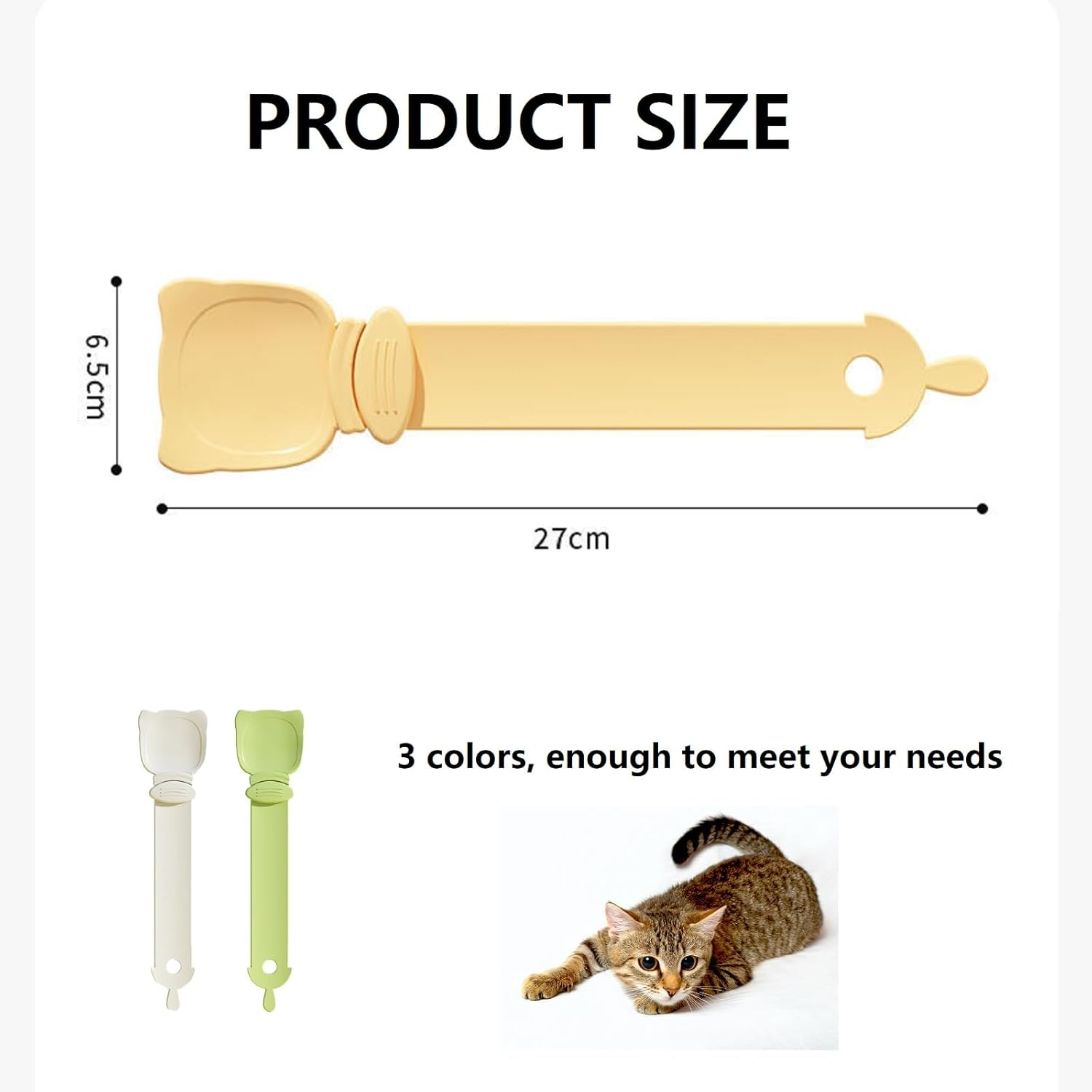 Cat Treats Spoon, Cat Strips Squeeze Spoon, Cat Food Spoon, Cat Spoon, Pet Food Spoon, Silicone Animal Food Spoon, Spoon for Liquid Snack, Cat for Dogs, Cats, Pets, Pack of 3 image number 4