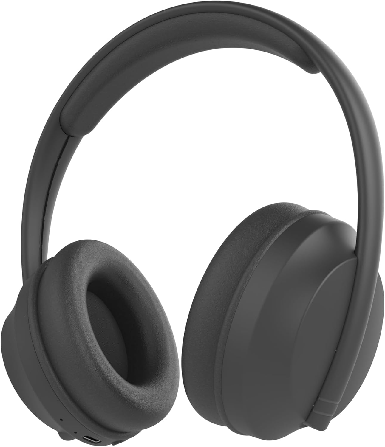 Laser ANC Kids Wireless Bluetooth Headphones, Active Noise Cancelling, Safe 85Db Volume Limit, up to 10-Hour Battery Life - Comfortable Fit with Adjustable Headband, Soft Cushioned Ear Cups, Black image number 5