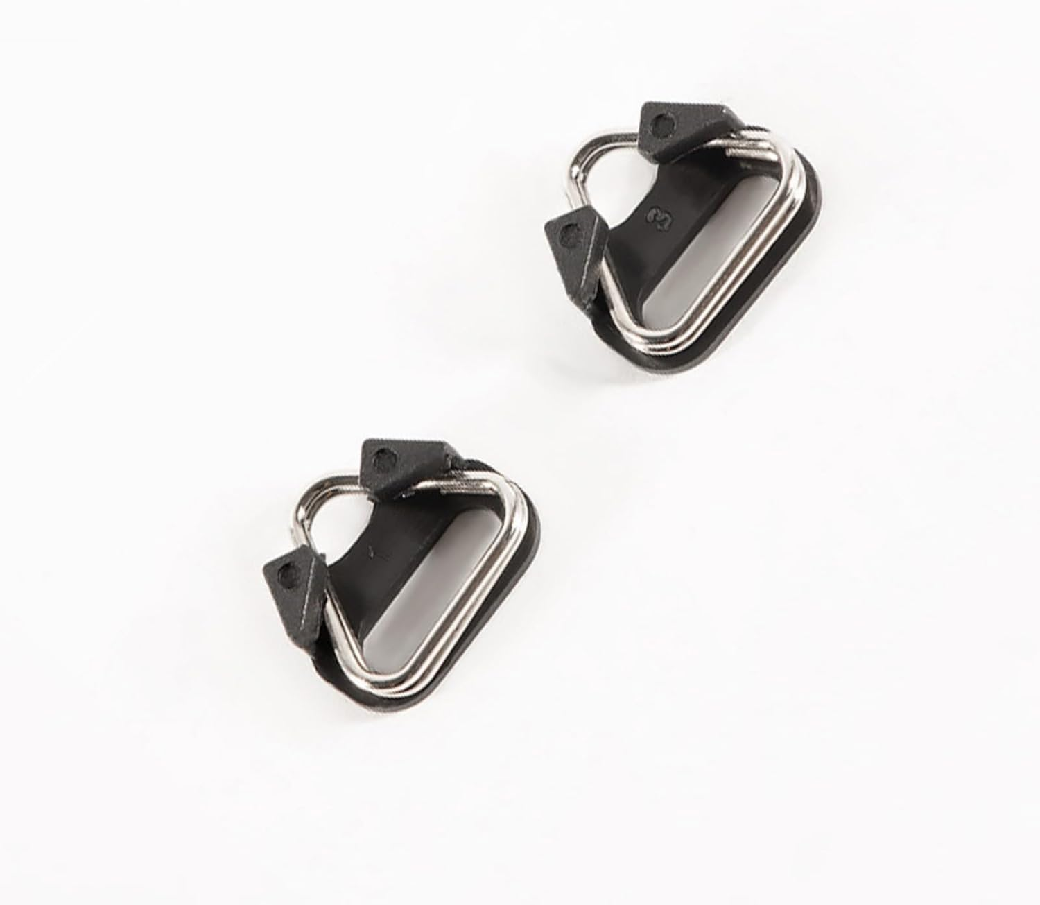 Whltzf Camera Straps Adapter Triangles Split Rings 2Pieces Stainless Steel with Protective Caps Lugs Rings with Caps image number 3