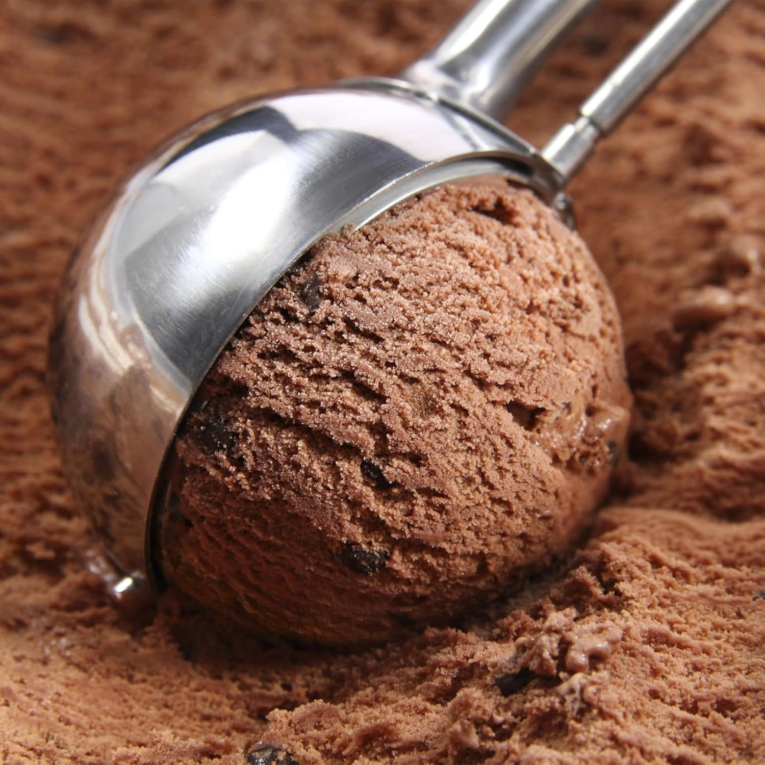 NILLOS Cookie Scoops Set, 3-Piece Ice Cream Scoop Set for Baking Cookie, Ice Cream, Cupcake,Dough Scoop（4 Cm/1.57 In、5 Cm/1.96 In、6 Cm/2.36 In） image number 1