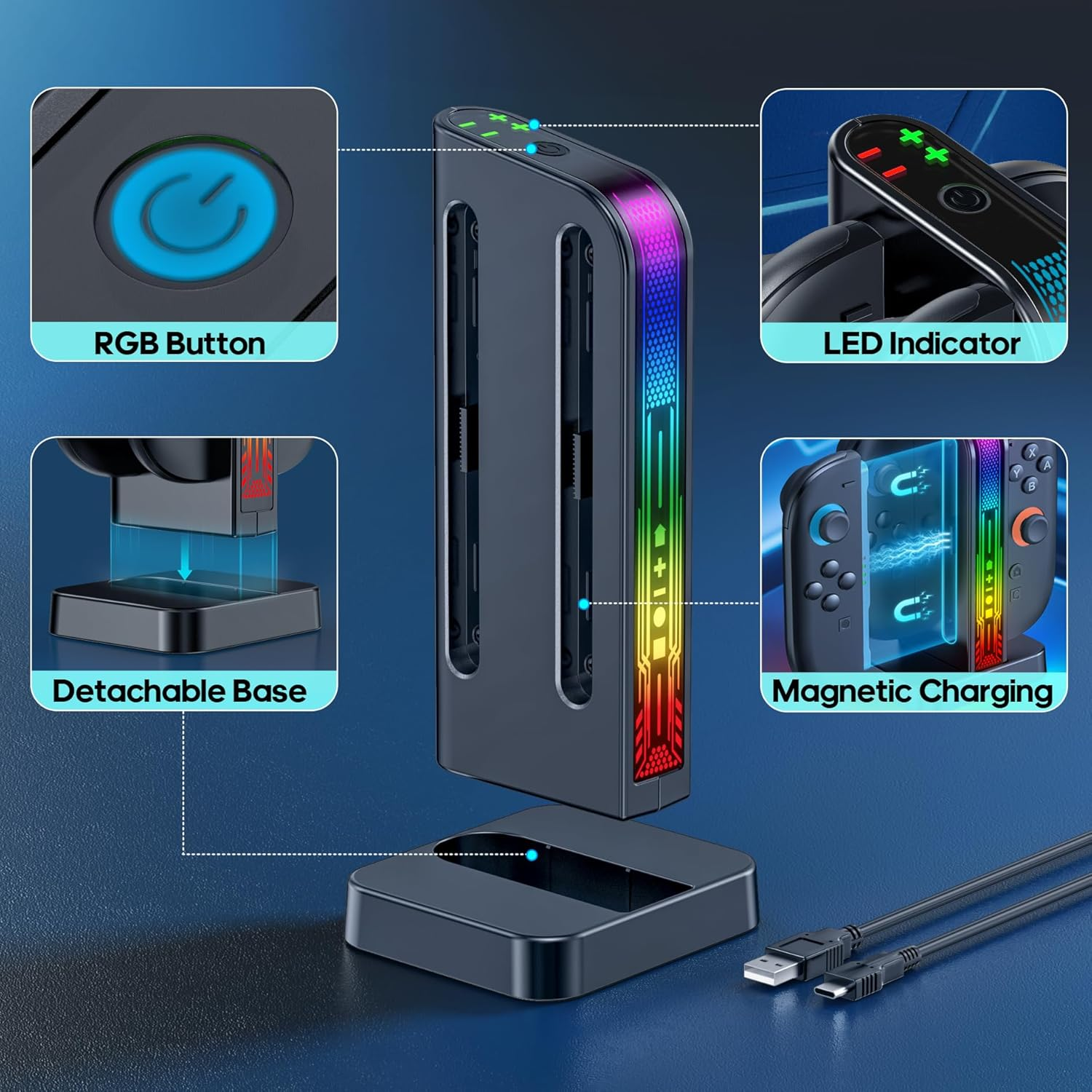 Switch Controller Charging Dock image number 2