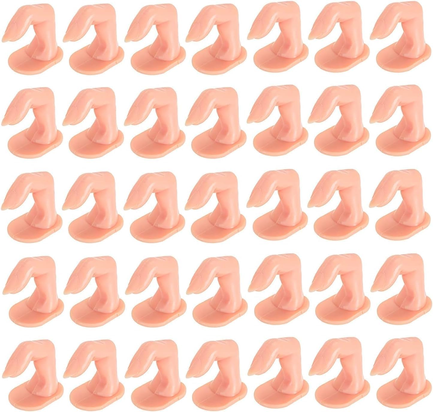 60 Pack Practice Fingers, DIY Nail Art Training Fingers, Nail Decoration Training Fingers for Beginners, Lovers and Salon Artists image number 3