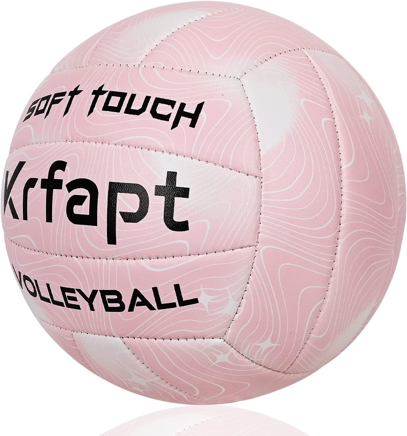 Krfapt Volleyball Beach Volleyballs Official Size 5, Touch Volley Ball Training for Outdoor Indoor Play - Purple image number 5