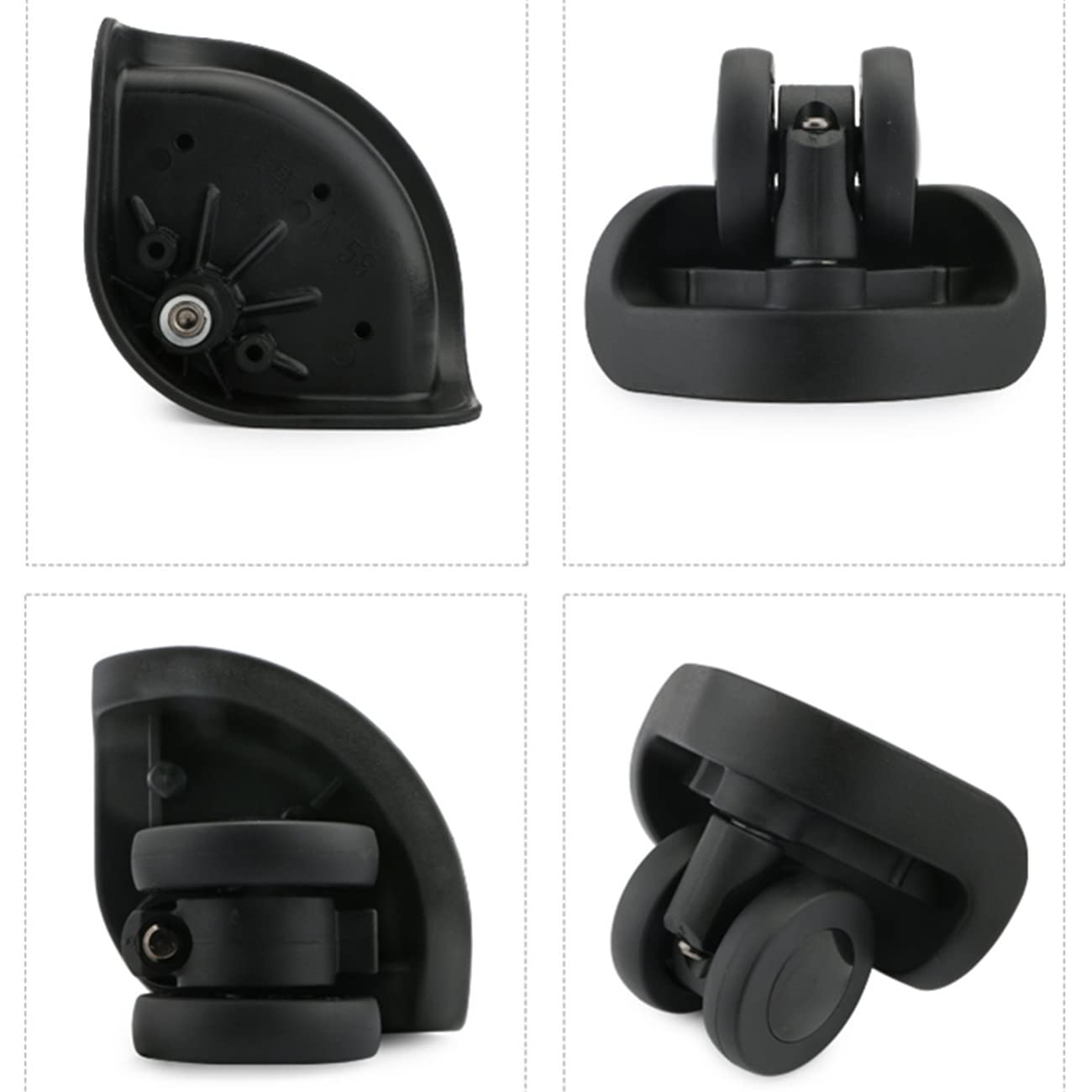 Alturn Suitcase Wheels,Suitcase Wheels Replacement Universal Wheel Replacement Luggage Wheels for Suitcases Travel Case Repair DIY (DL-W071) image number 4