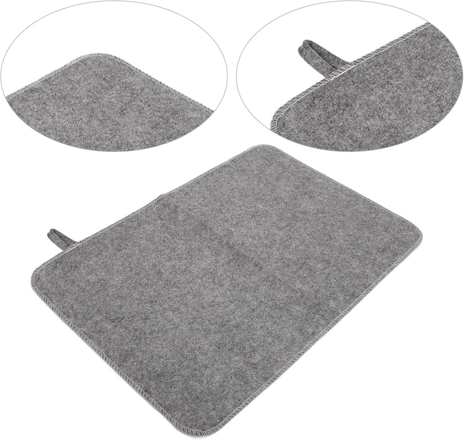 Felt Pad, Strong Water Absorption Sauna Mat for Sauna Bath House Shower Room, SPA Felt Sauna Cushion for Bathing, Steaming, Steam Room, Hot Spring, Breathable Sauna Accessories image number 6