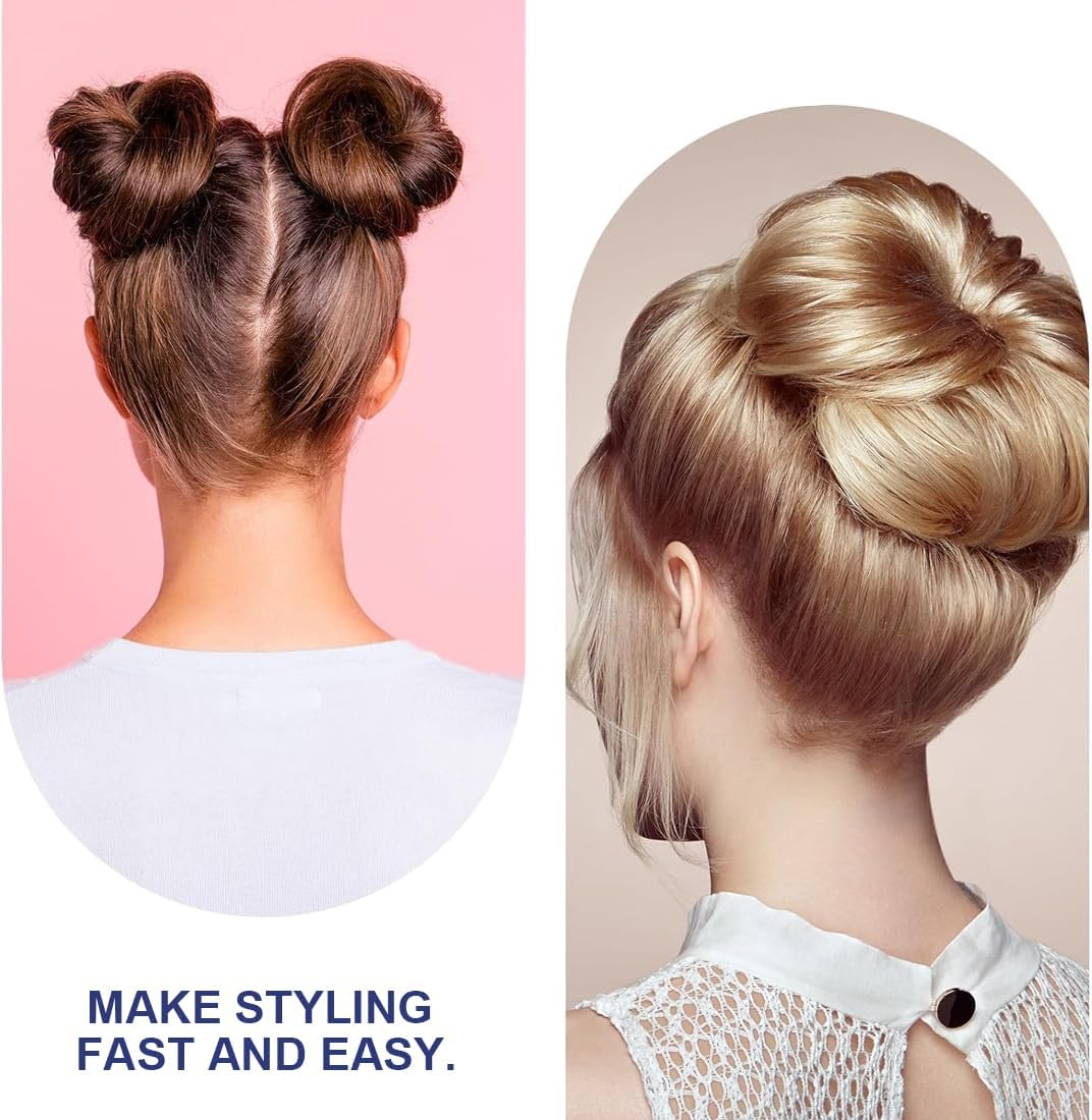 Pack of 4 Bun Maker, Pillow Top Hair Stylist, Hair Plate Maker, Bun Maker, Magic Bun image number 1