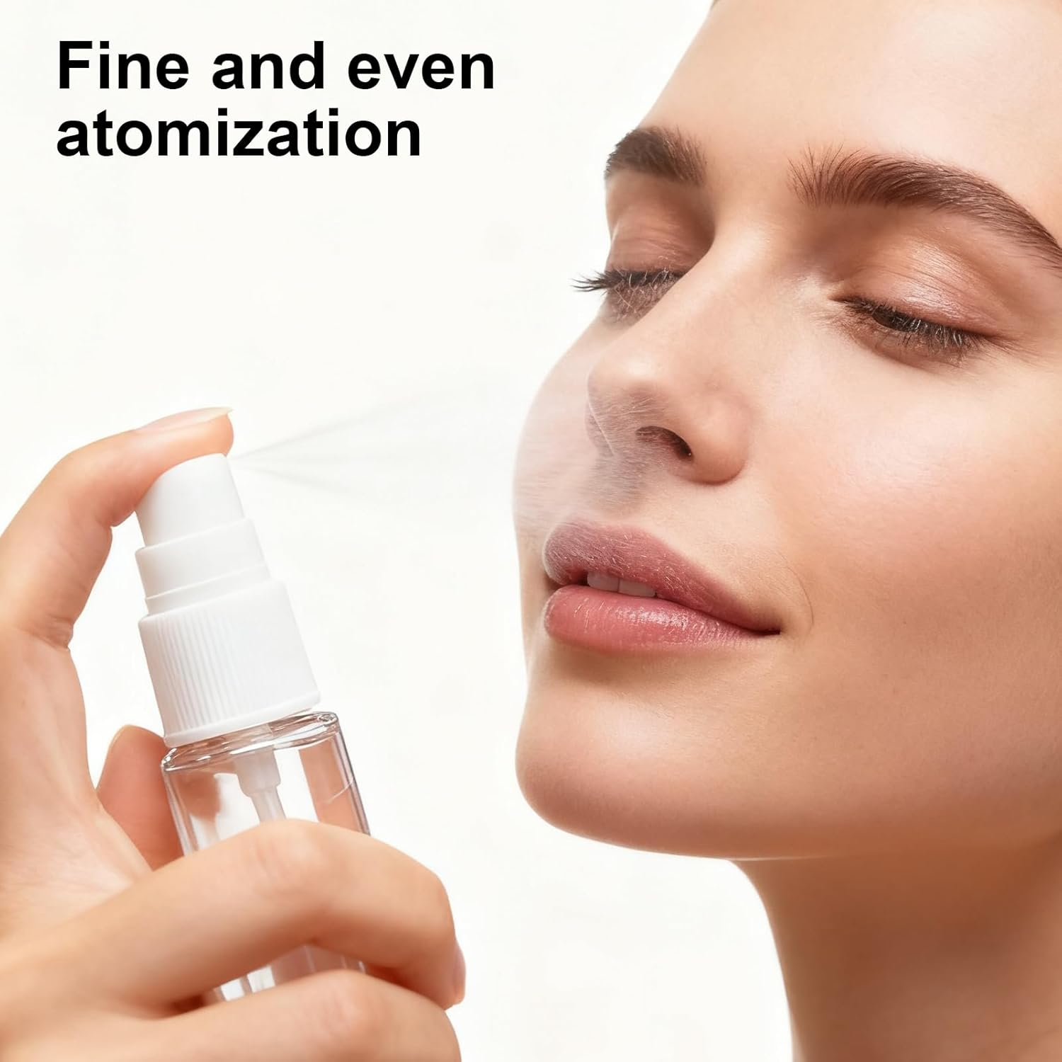 Ozessence 27 Pcs Spray Bottle Set, 5/10/15/20Ml Refillable Travel Perfume Atomiser (5 Each) with Fine Mist Nozzle Labels & Funnel, Leakproof Mini Spray Bottles for Cosmetics Hair Care Toiletries image number 5