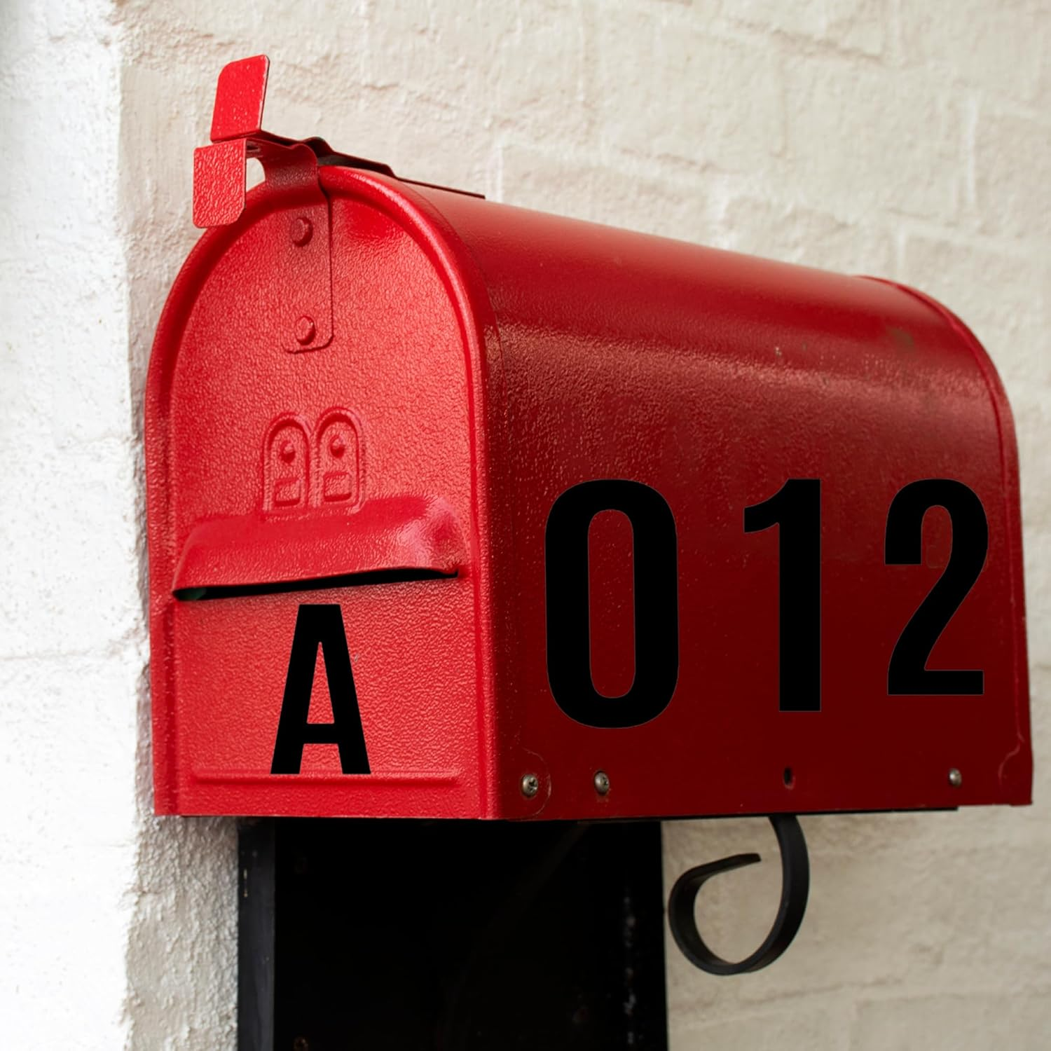 18 Sheets Self Adhesive Vinyl Letters Numbers Kit, Mailbox Numbers Sticker for Mailbox, Signs, Window, Door, Cars, Trucks, Home, Business, Address Number, Lockers (Black, 5 Inch) image number 5