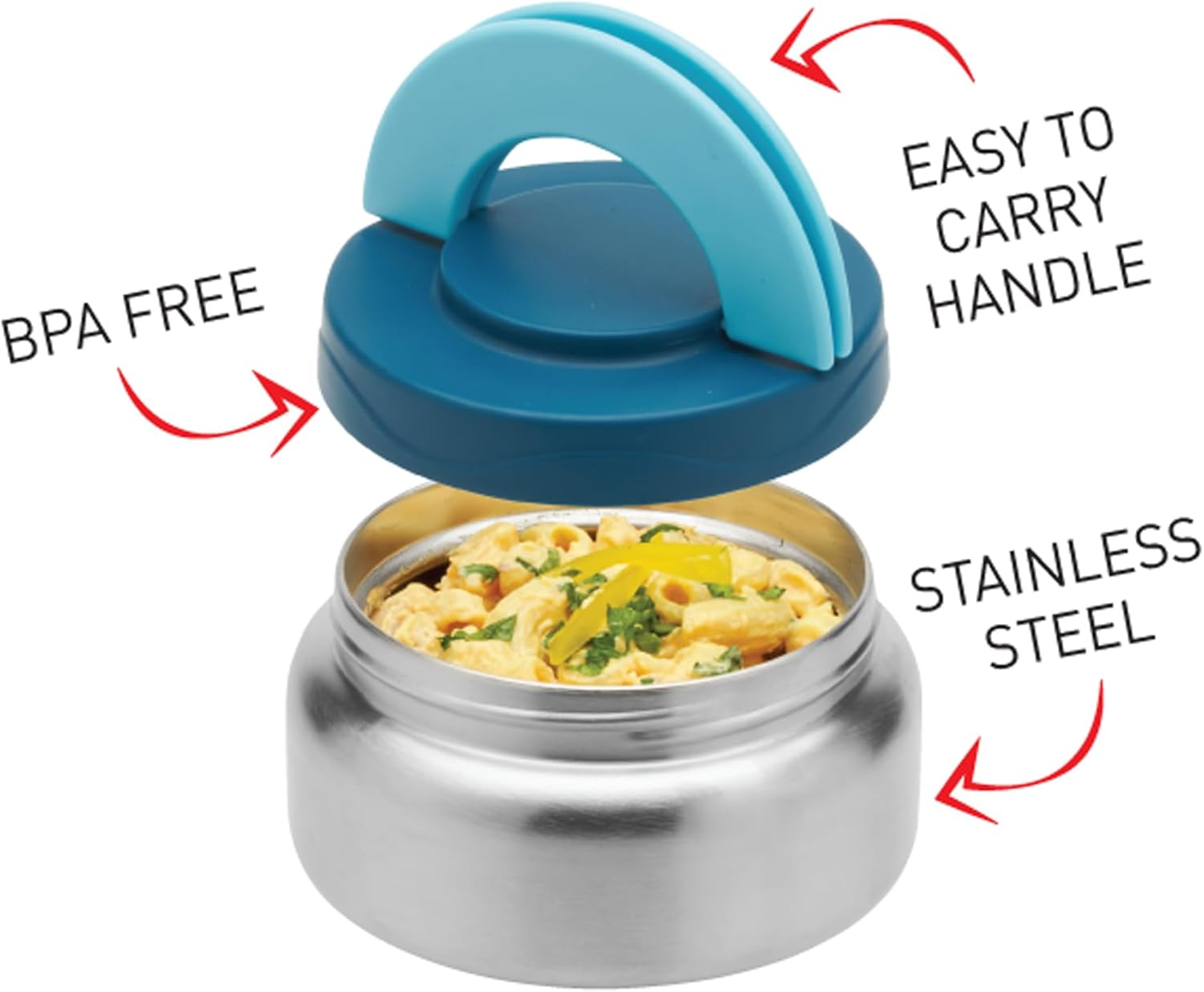 Avanti Yumyum Insulated Food Jar, 240Ml, Blue image number 4