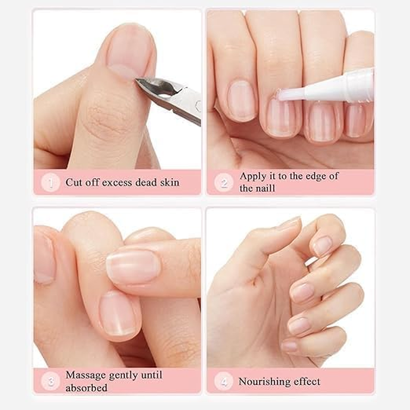 Nail Growth Oil Rejuvenation, Nail Growth Serum, Radiant Cosmetics Nail Growth Oil Pen, Cuticle Oil for Nails, Nail Oil for Growth and Strength Rejuvenation (3PCS)
