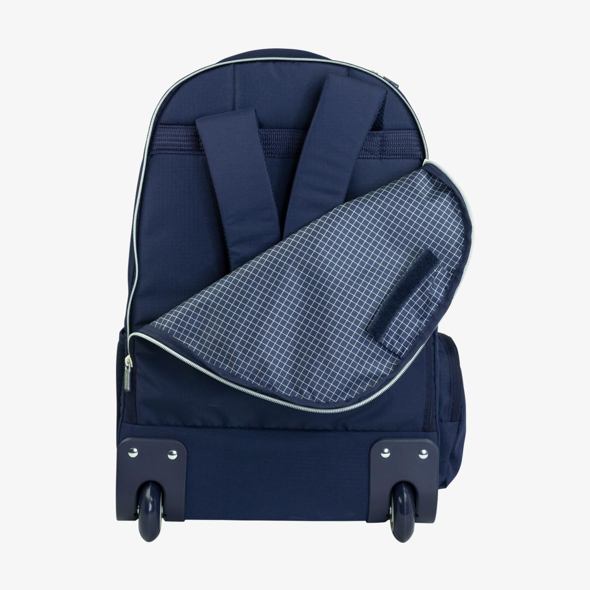 MILAN Backpack with Wheels 6 Zippers (25L) Series 1918. Navy Blue &reg; image number 3