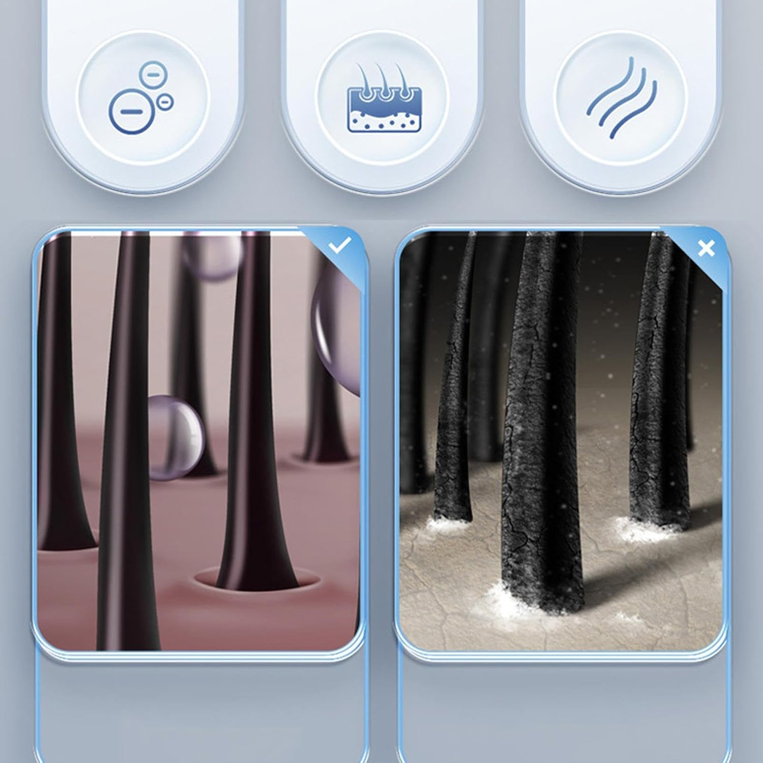 Lyanny Hair Straightener Brush Wireless | Hair Straightener Styling Comb | Portable Straightening Brush for Women, Negative Ion Straightener Comb, 2-In-1 Curling Iron Brush image number 1