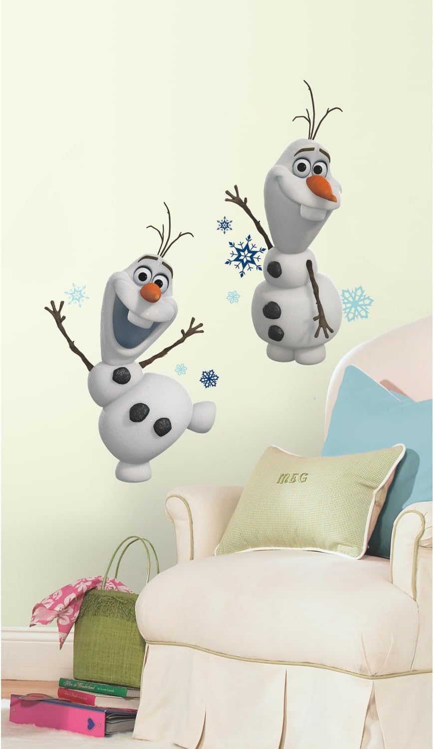 Roommates Disney Frozen Olaf the Snow Man Peel and Stick Wall Decals by Roommates, RMK2372SCS image number 1