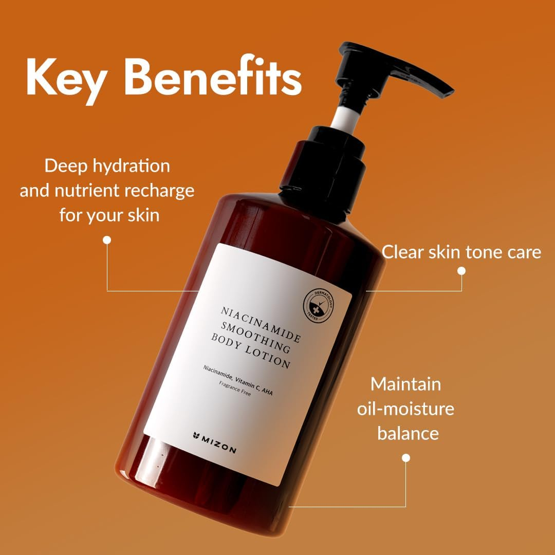 Mizon Niacinamide Smoothing Body Lotion 300 Ml image number 6