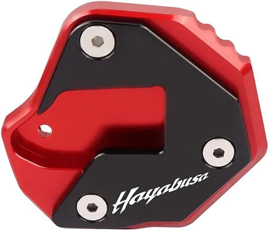 MKBHD Fit for Suzuki Hayabusa GSX1300R GSX-R 1300 2007-2021 Motorcycle Kickstand Foot Side Stand Extension Pad Support Plate(Orange)