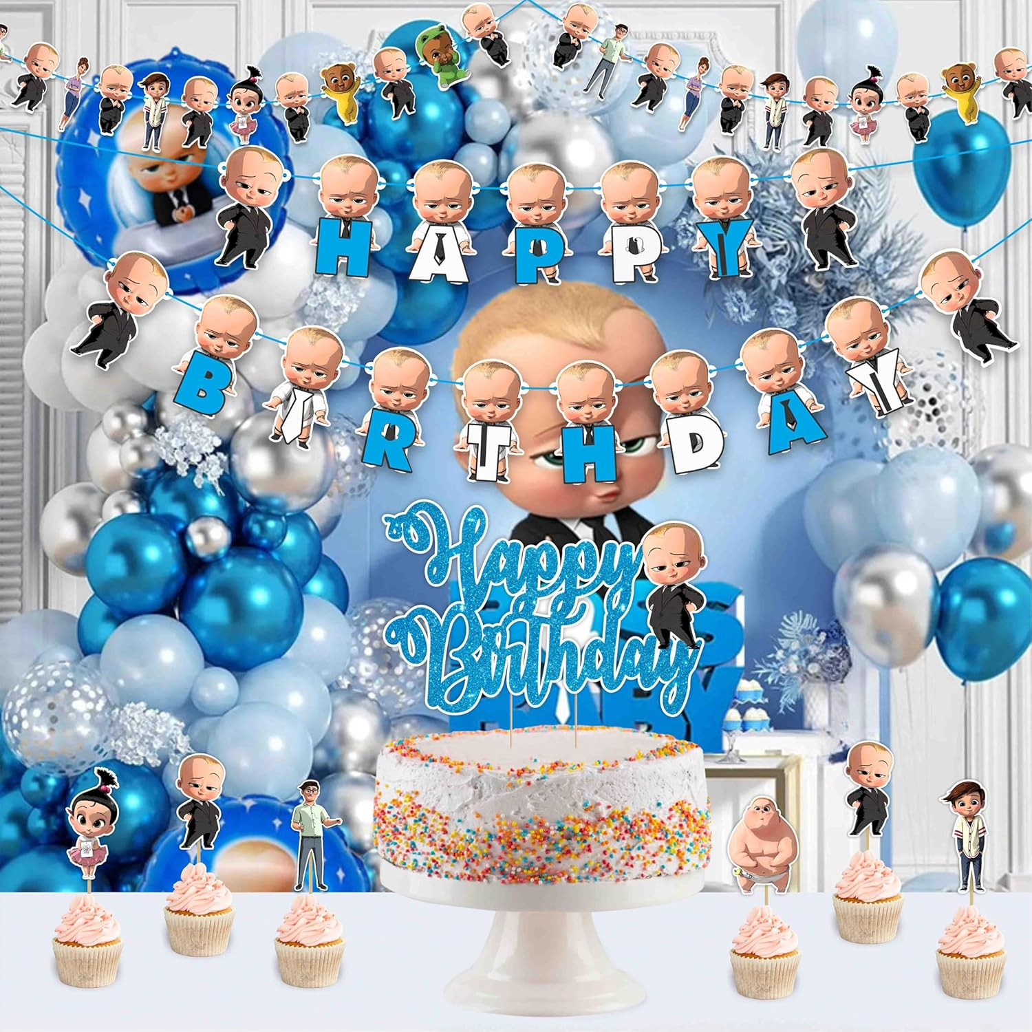 Bby Boss Fun Themed Birthday Party Supplies for Kids | Decorations, for Fuuny Things & More for an Unforgettable Celebration image number 6