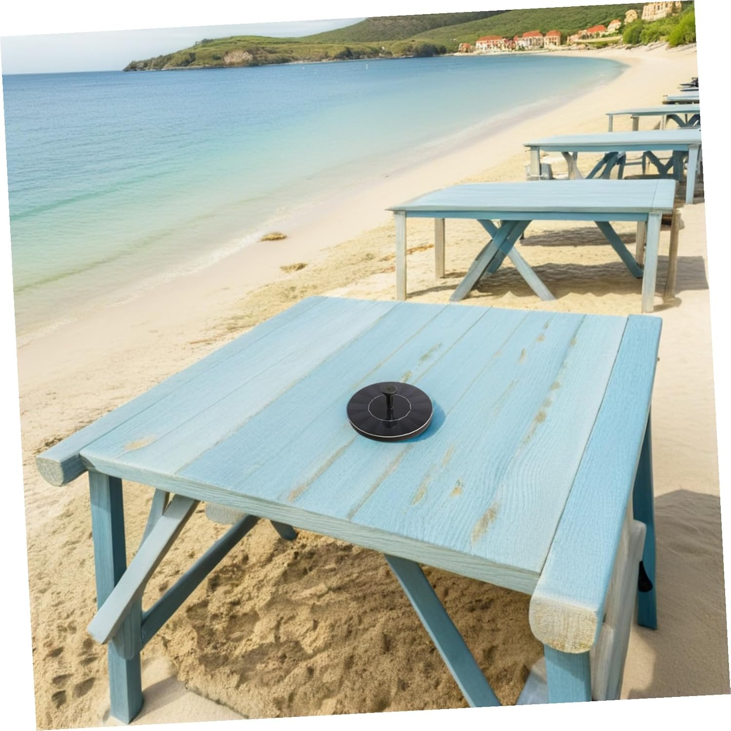 Solar Water Fountain Solar Fountain Outdoor Small Pond Abs Black image number 3