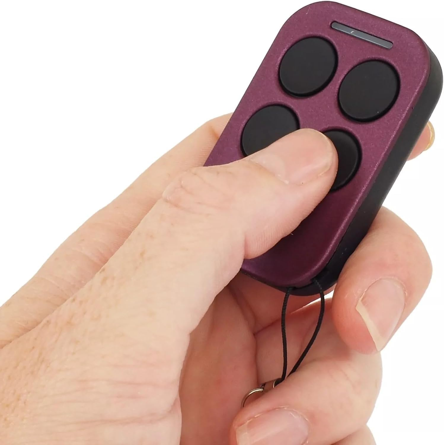 Replacement Remote Compatible with Auto Openers AOID Universal Garage Door Remote 433Mhz Key Fob, Clones 500+ Remotes