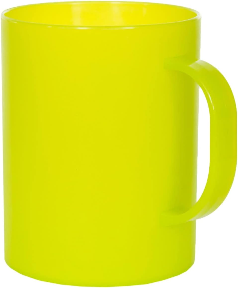 Trespass Pour, Lime Green, Plastic Camping Cup 400Ml, Green