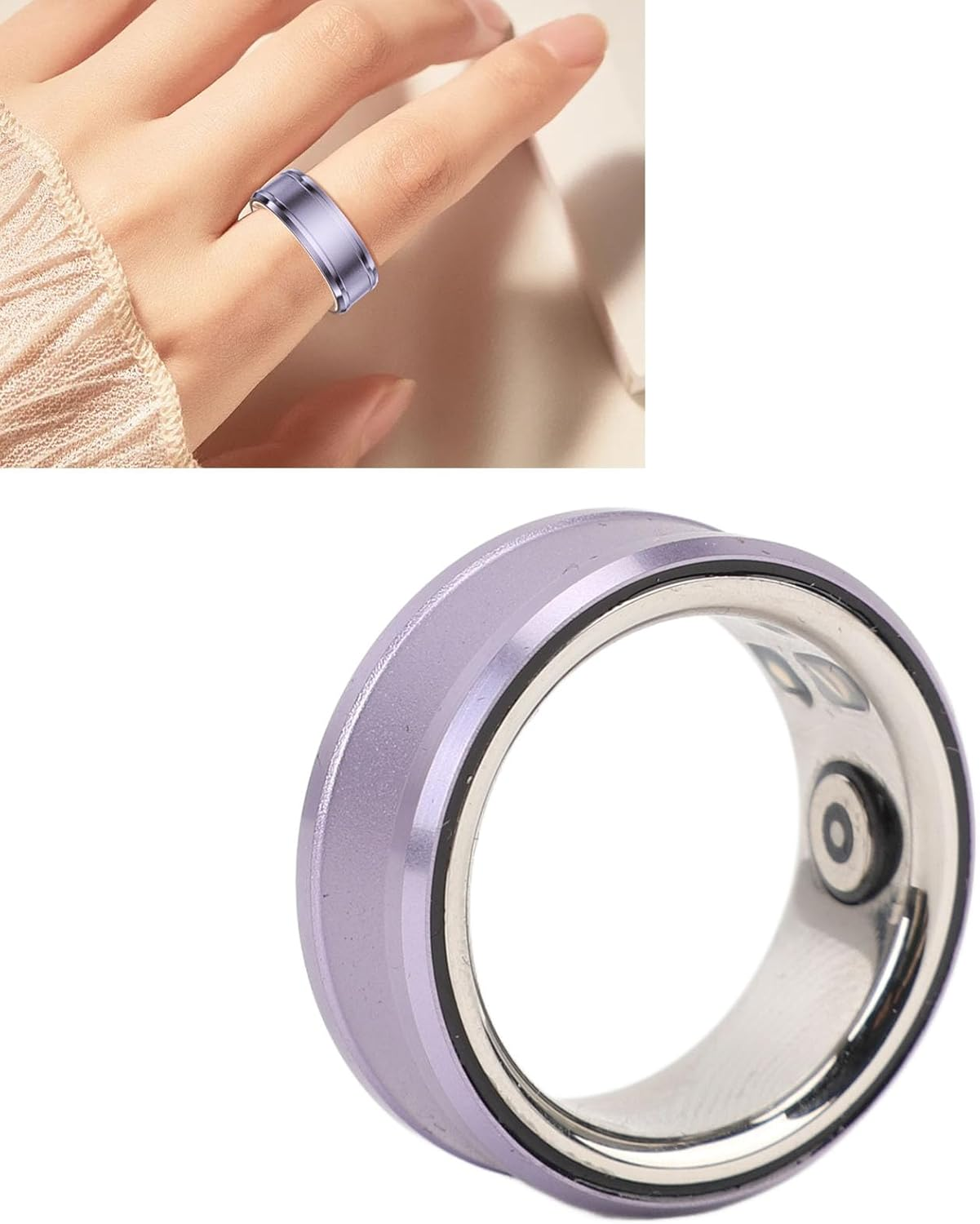 Health Tracker Smart Ring Lightweight Fitness Tracker Ring Waterproof Activity Tracker with Sleep Monitoring, Body Temperature, Multi Functional Health Ring for Women Men (18) image number 5