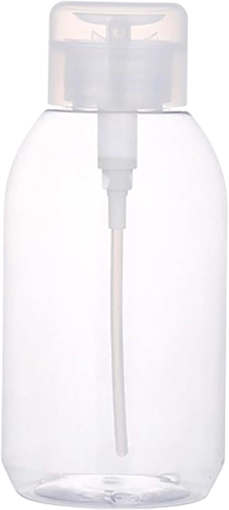 1 Pcs 500Ml Makeup Remover Pump Bottle Push down Pump Dispenser Alcohol Acetone Pump Container for Nail Polish Facial Toner image number 4