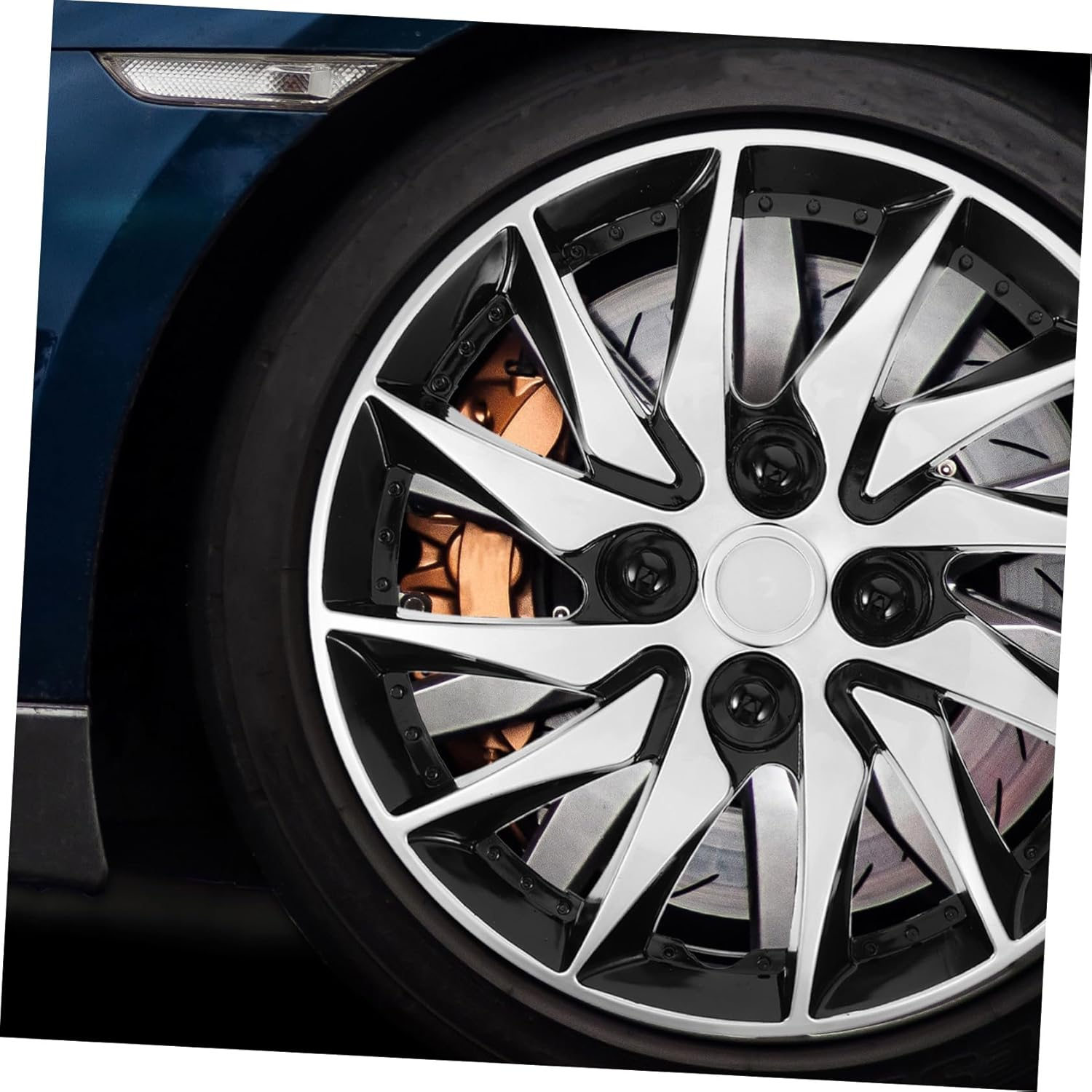 Cabilock Hubcaps for Cars Decorative Wheel Rim Cover Hubcaps Car Accessories Exterior for Vehicle image number 3